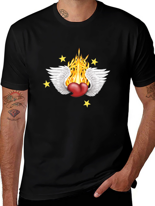 Heart On Fire Graphic Tee
