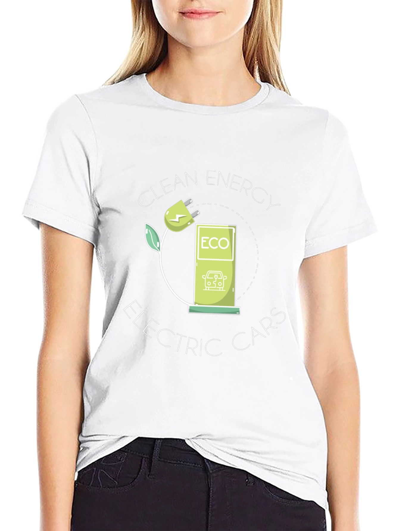 Eco-Friendly Electric Car T-Shirt
