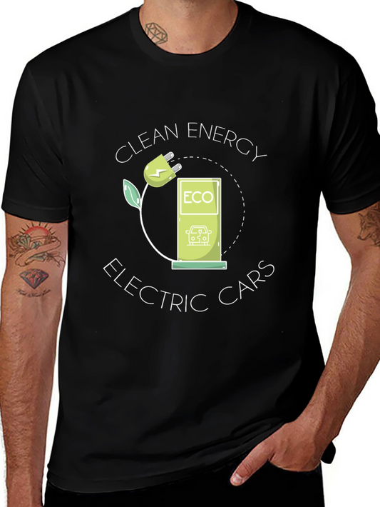 Eco-Friendly Electric Car T-Shirt