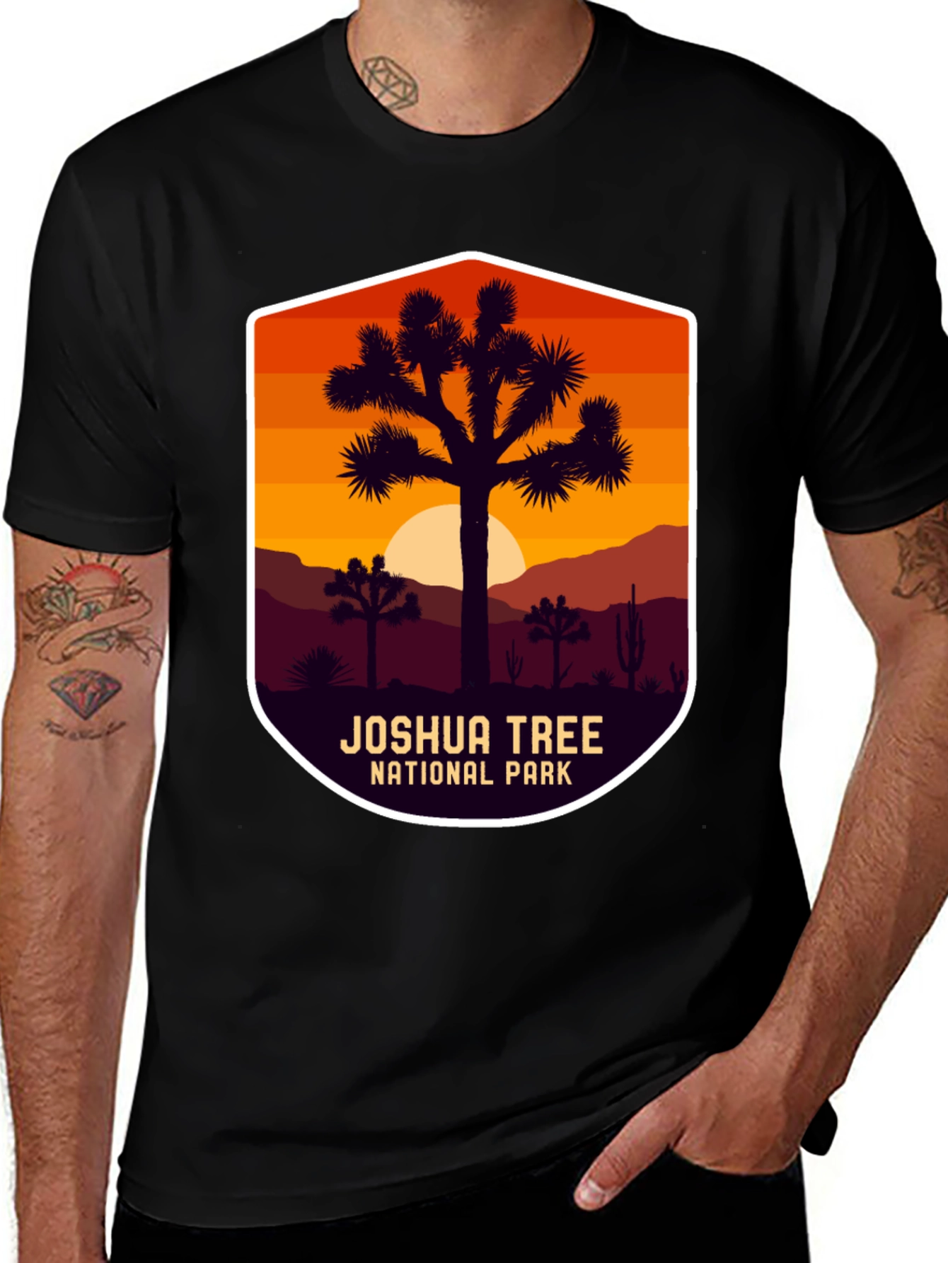 Joshua Tree National Park T-Shirt Desert Sunset Tee