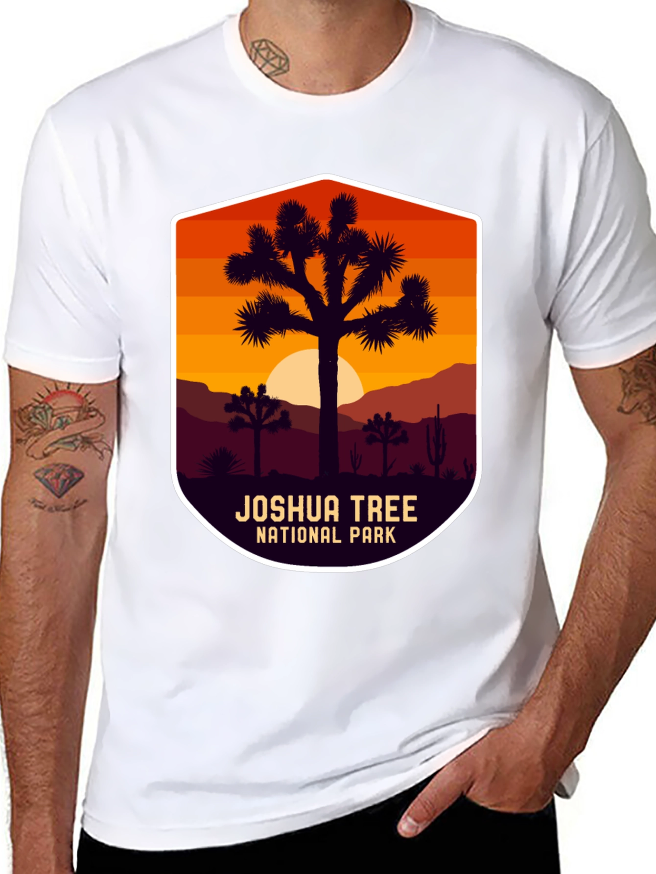 Joshua Tree National Park T-Shirt Desert Sunset Tee