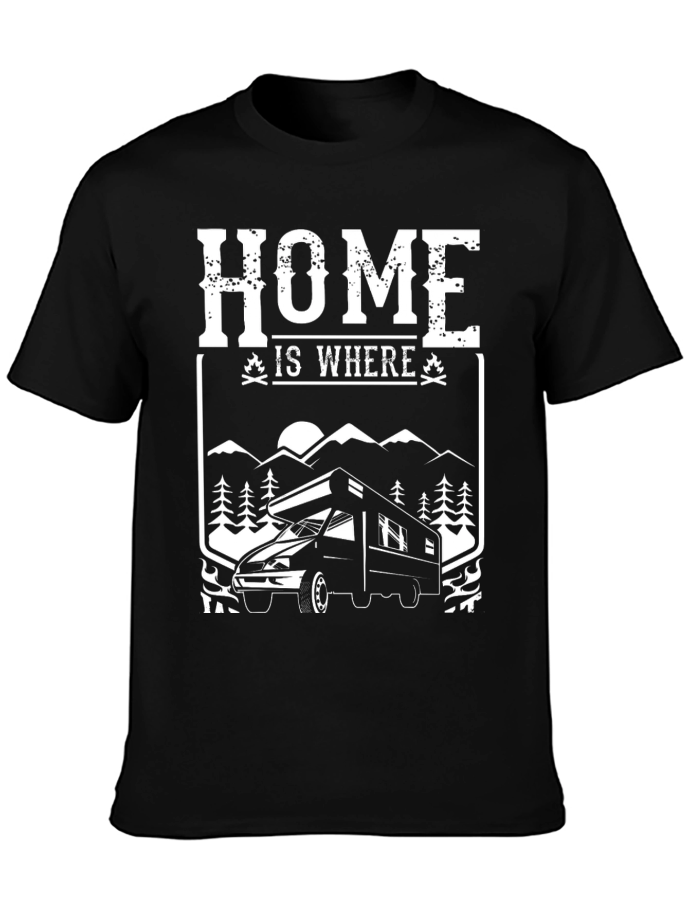 Home is Where You Park It Camping T-Shirt