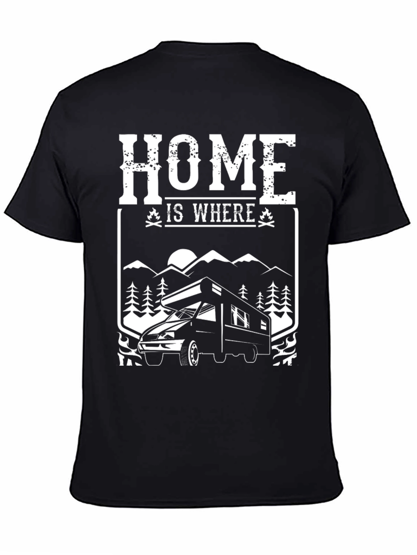 Home is Where You Park It Camping T-Shirt