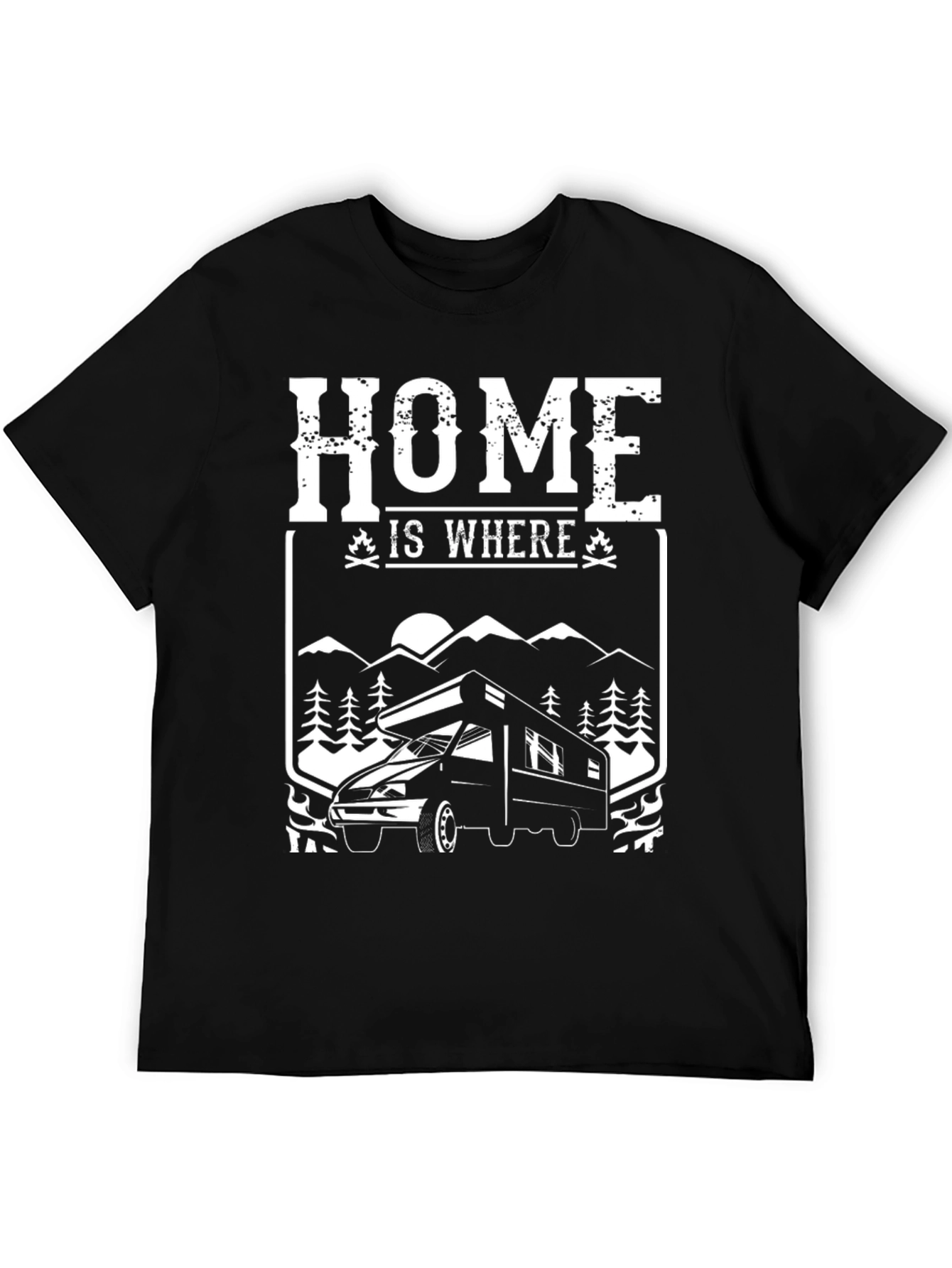 Home is Where You Park It Camping T-Shirt