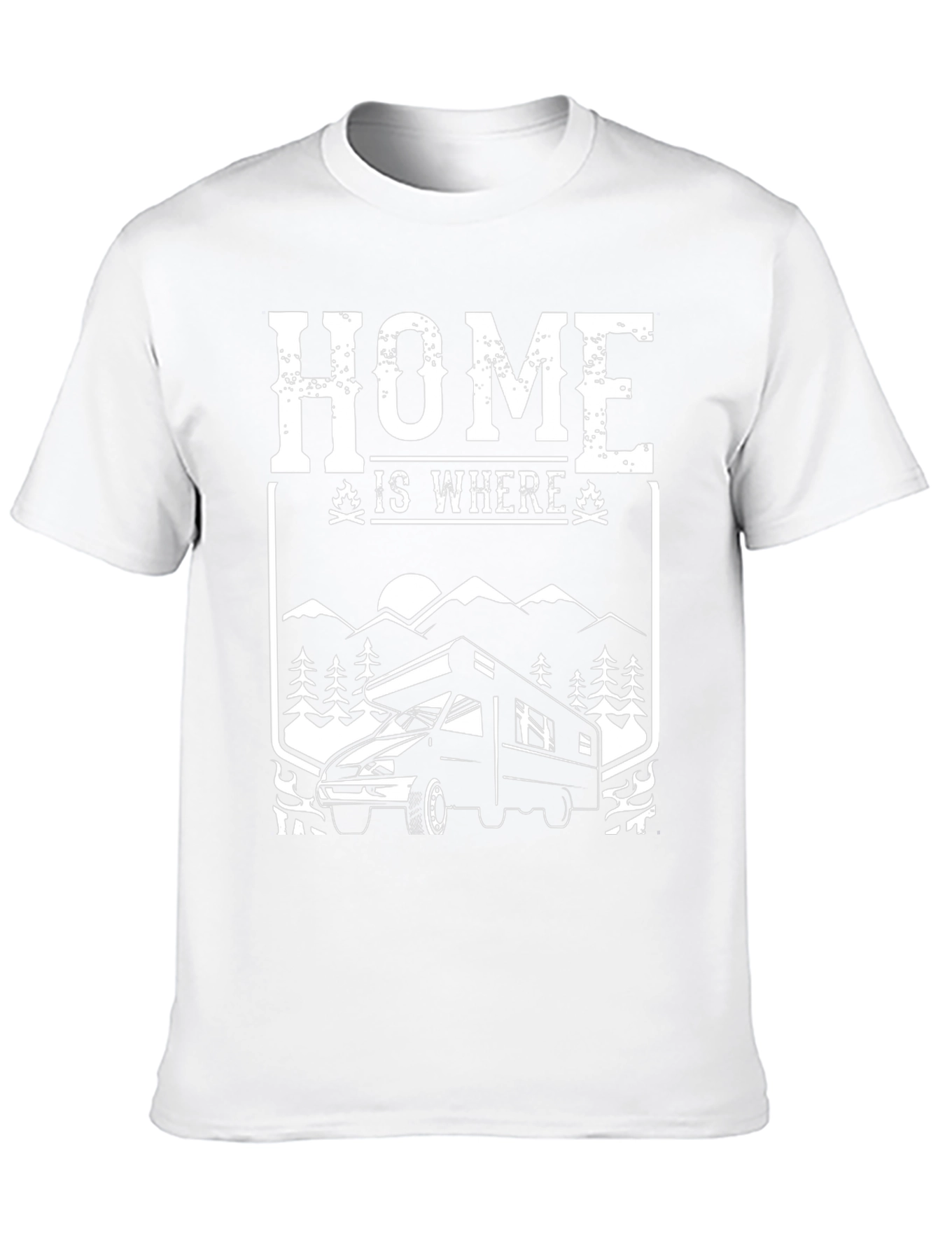 Home is Where You Park It Camping T-Shirt