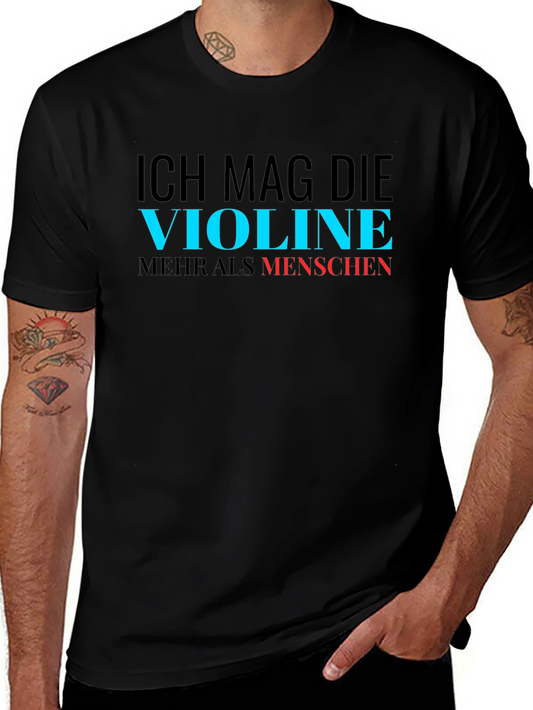 Violin Lover T-Shirt - Ich Mag Die Violine