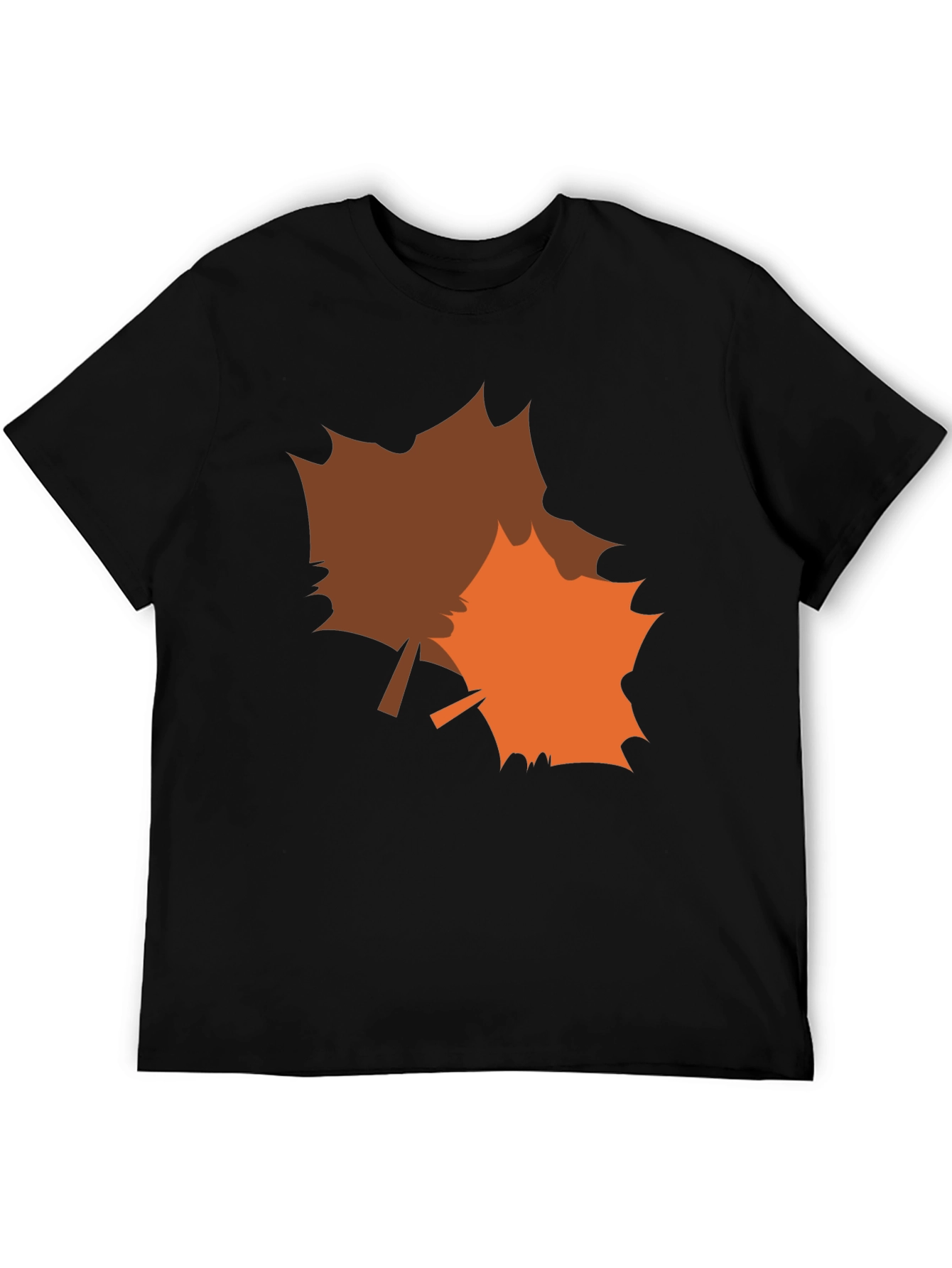 Fall Leaves Graphic Tee - Stylish Autumn Shirt