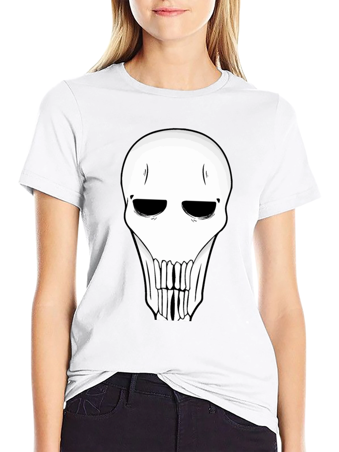Skull Graphic Black T-Shirt for Men