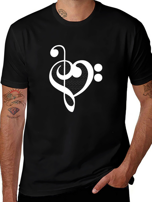 Musical Heart T-Shirt - Stylish & Unique Design