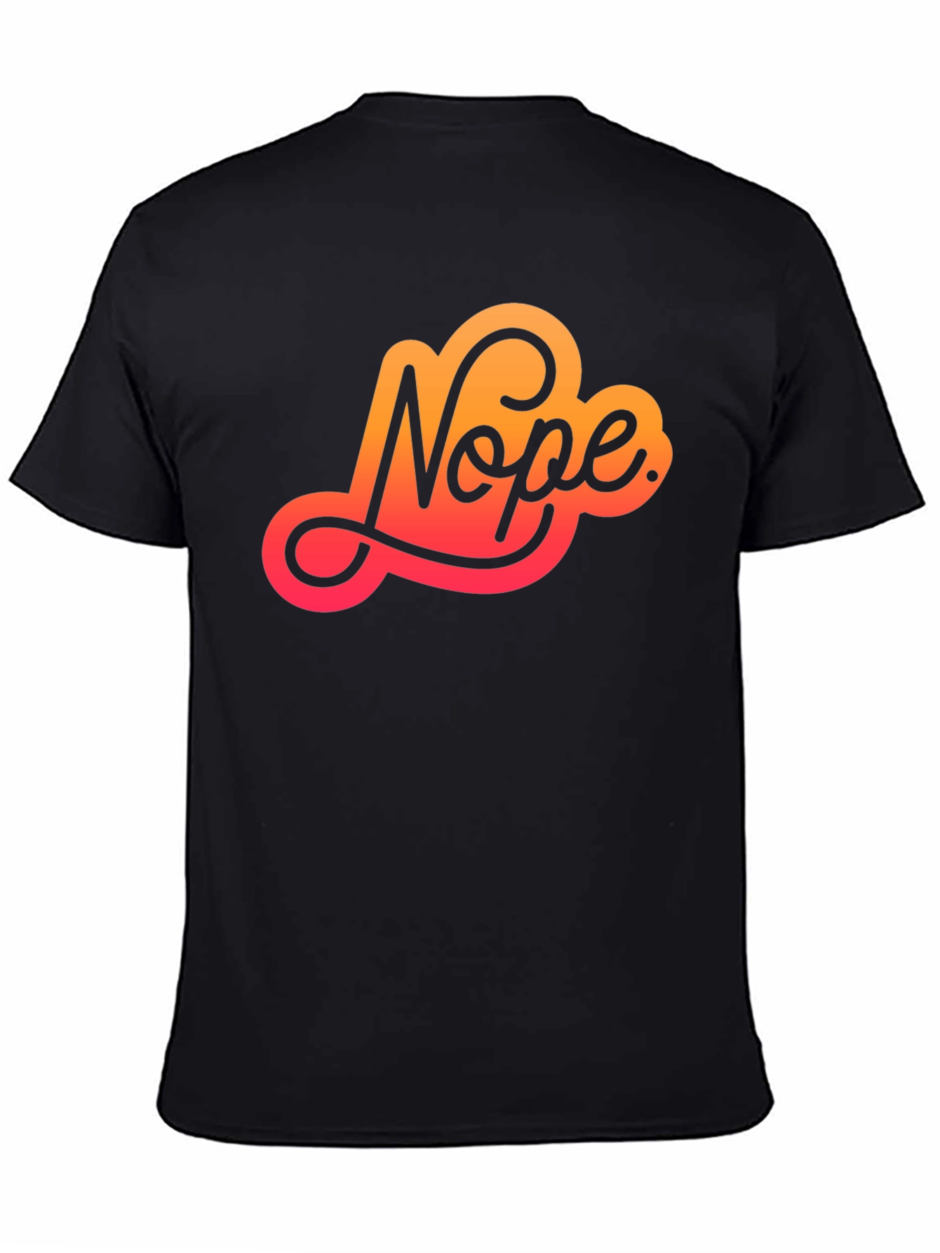 Nope Graphic Tee - Stylish Sarcasm
