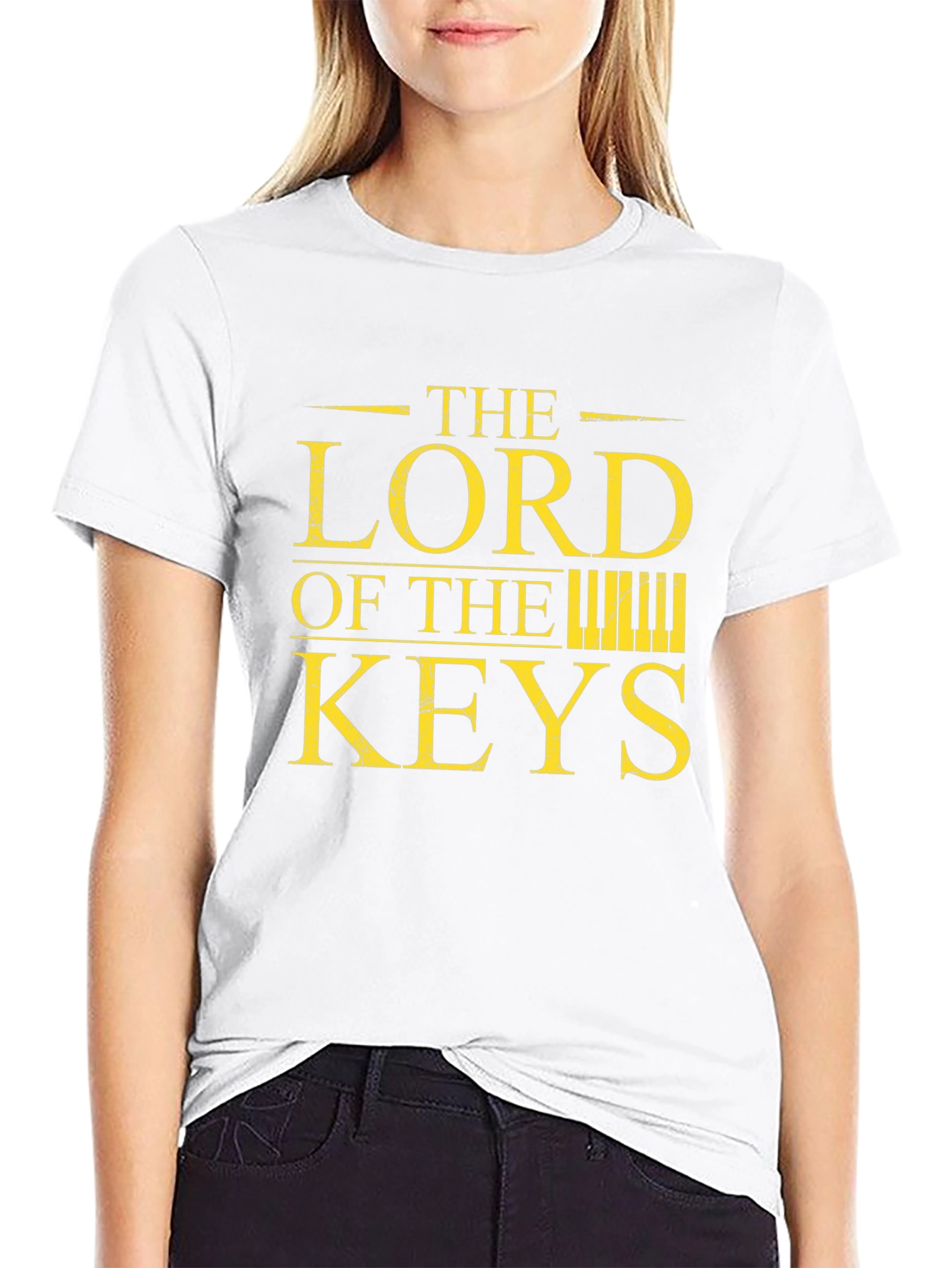 The Lord of the Keys Black Graphic T-Shirt
