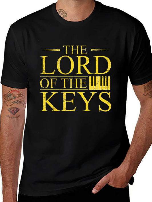 The Lord of the Keys Black Graphic T-Shirt