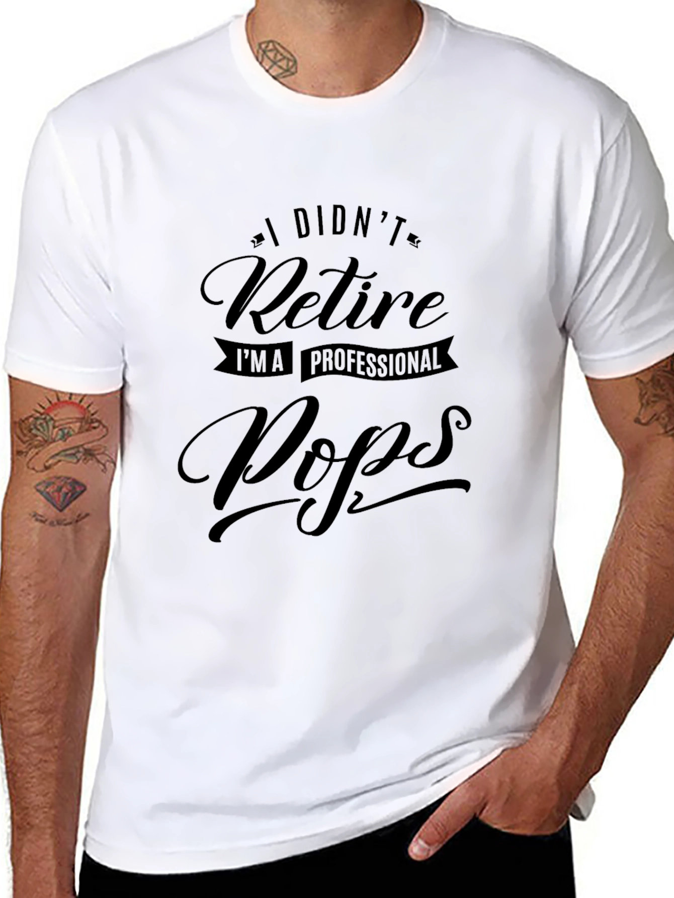 Professional Pops Graphic Tee - Black