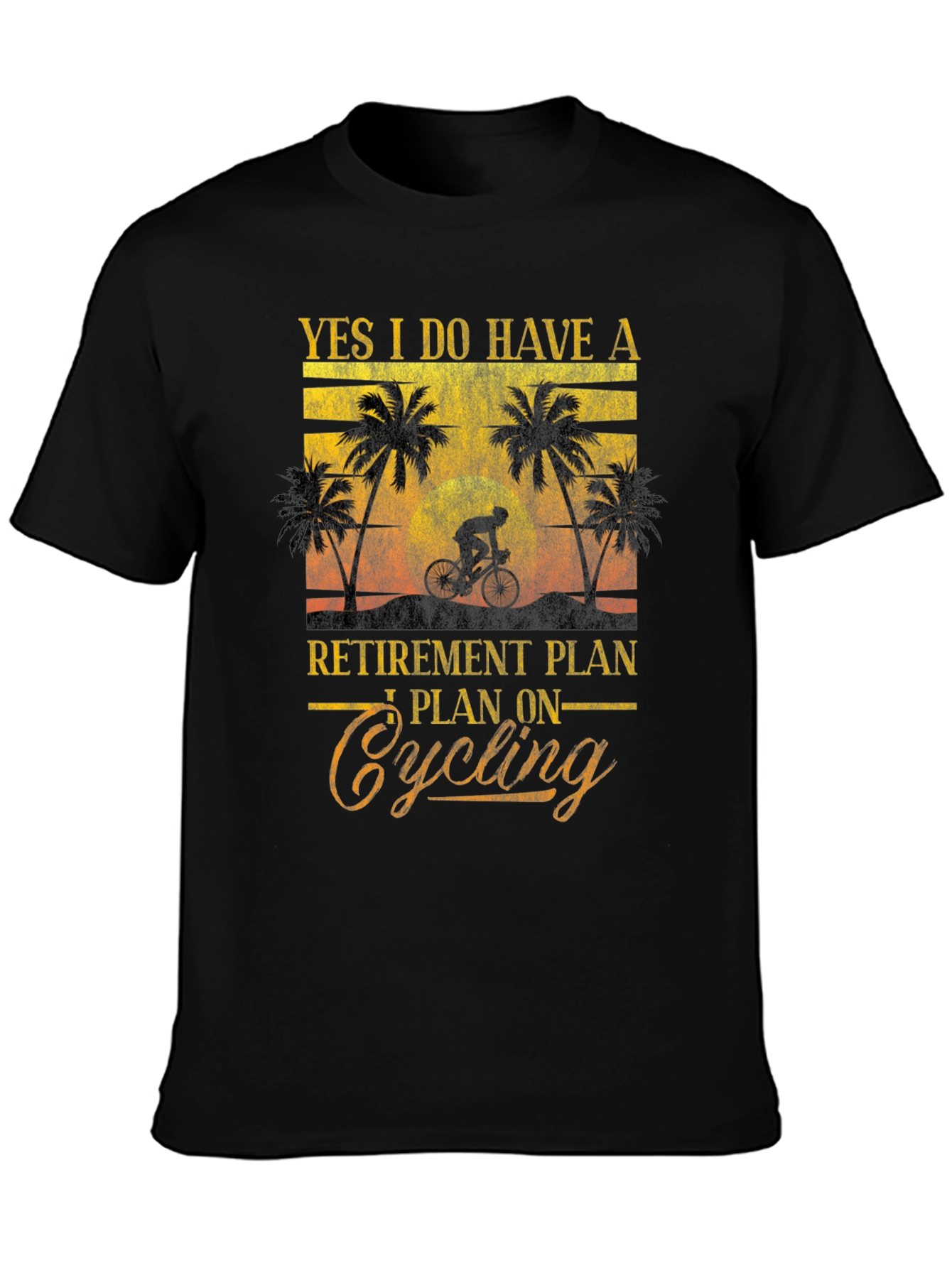 Cycling Retirement Plan Graphic Tee