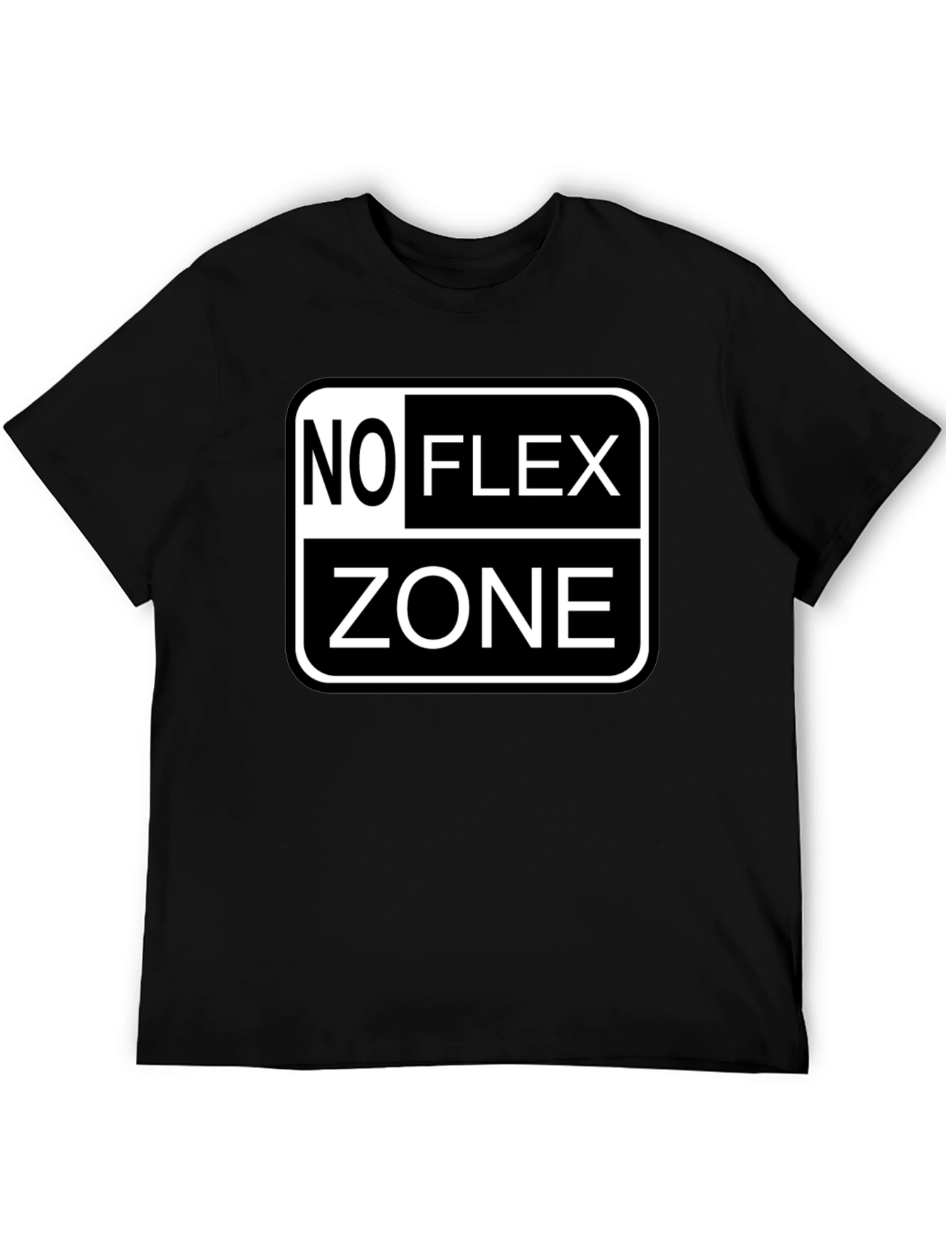 No Flex Zone Black T-Shirt