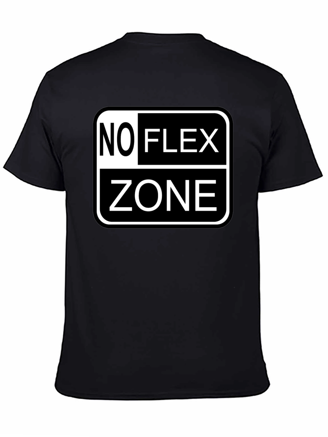 No Flex Zone Black T-Shirt