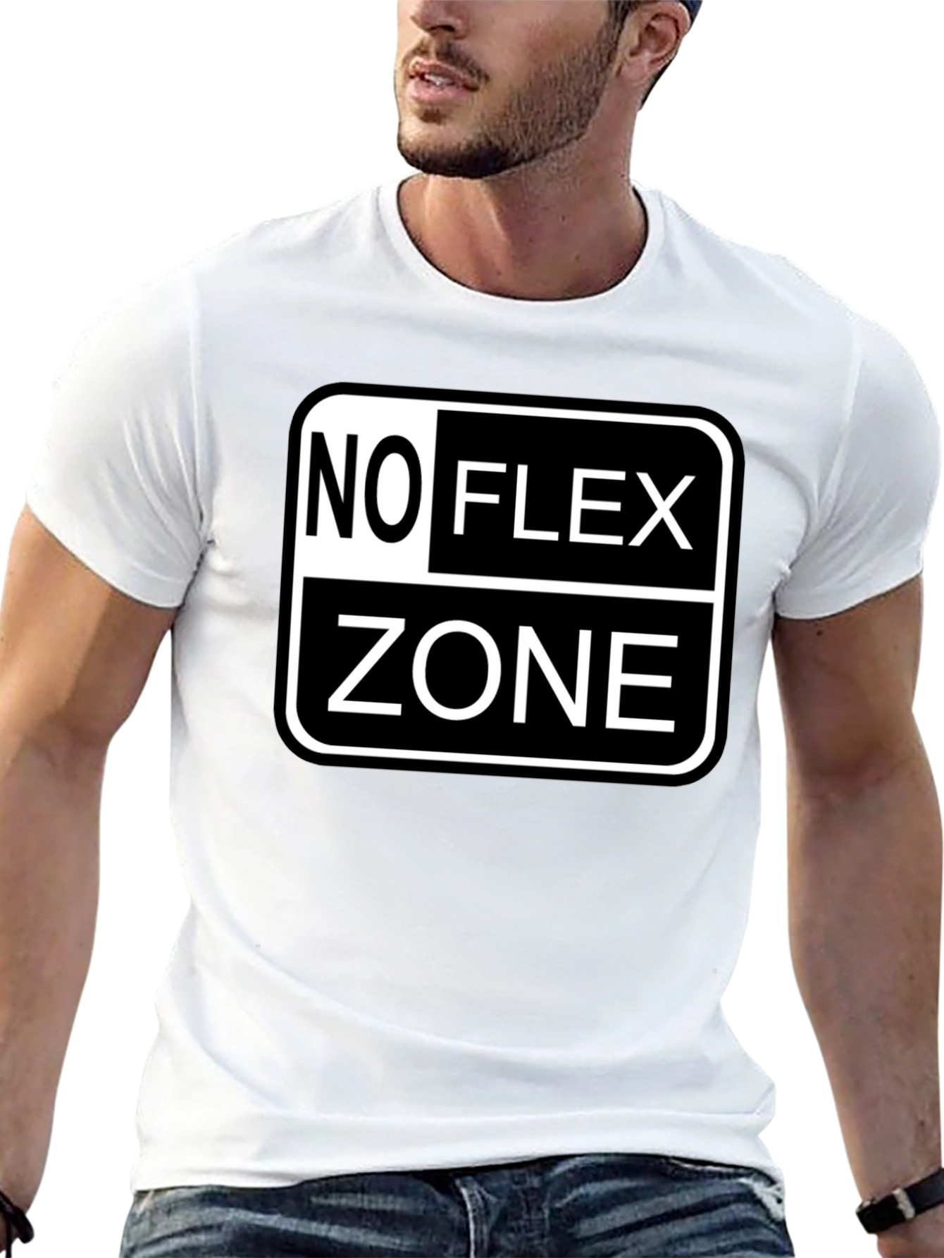 No Flex Zone Black T-Shirt