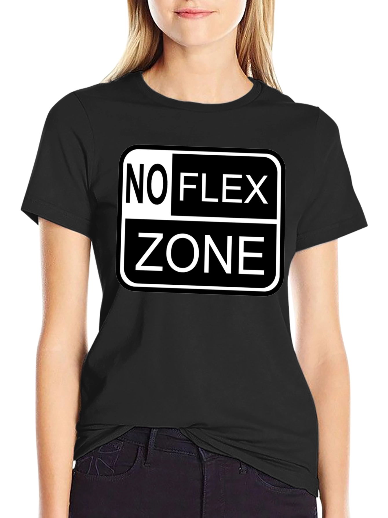 No Flex Zone Black T-Shirt