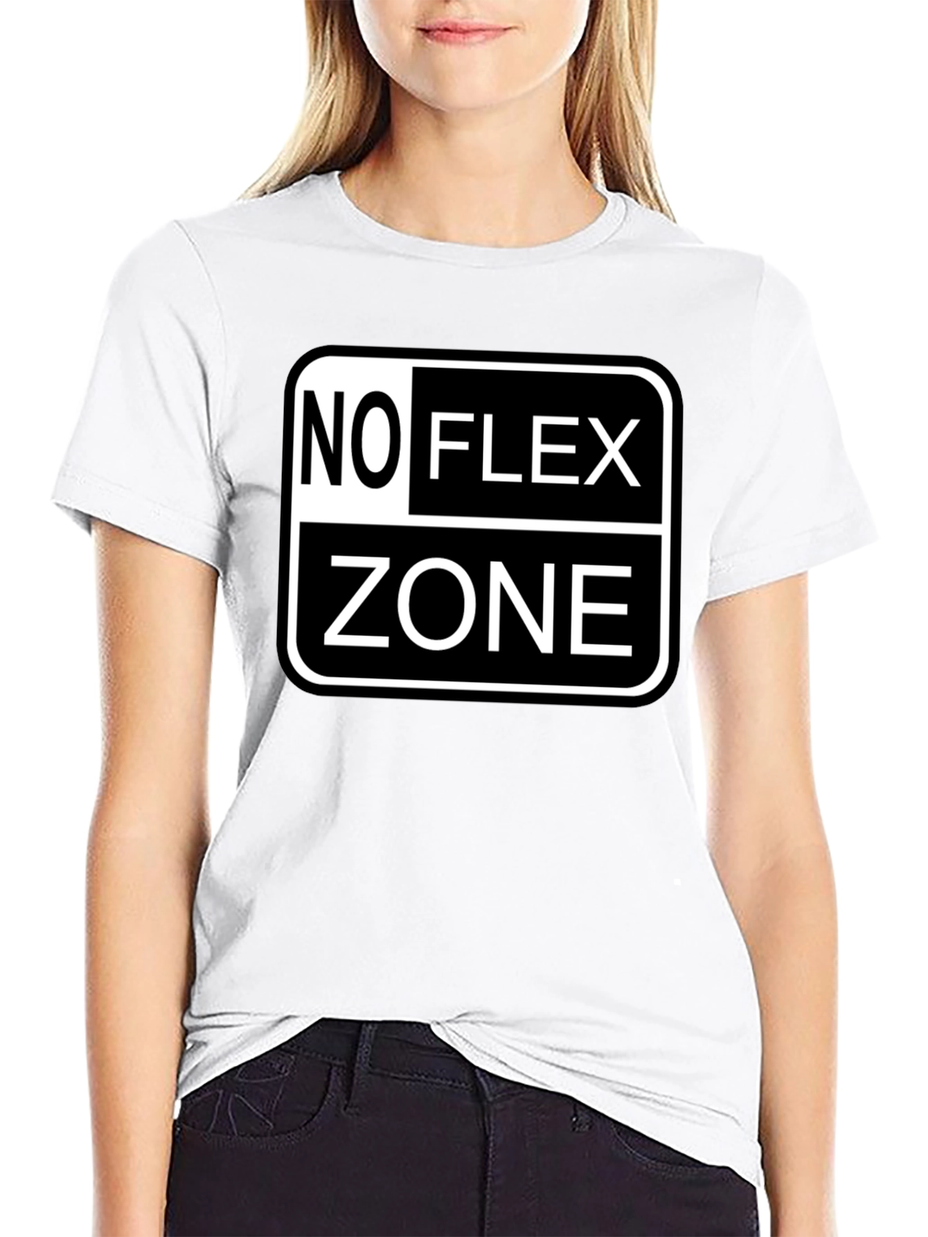 No Flex Zone Black T-Shirt