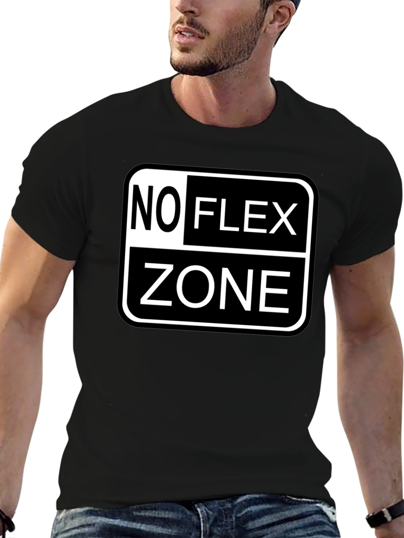 No Flex Zone Black T-Shirt