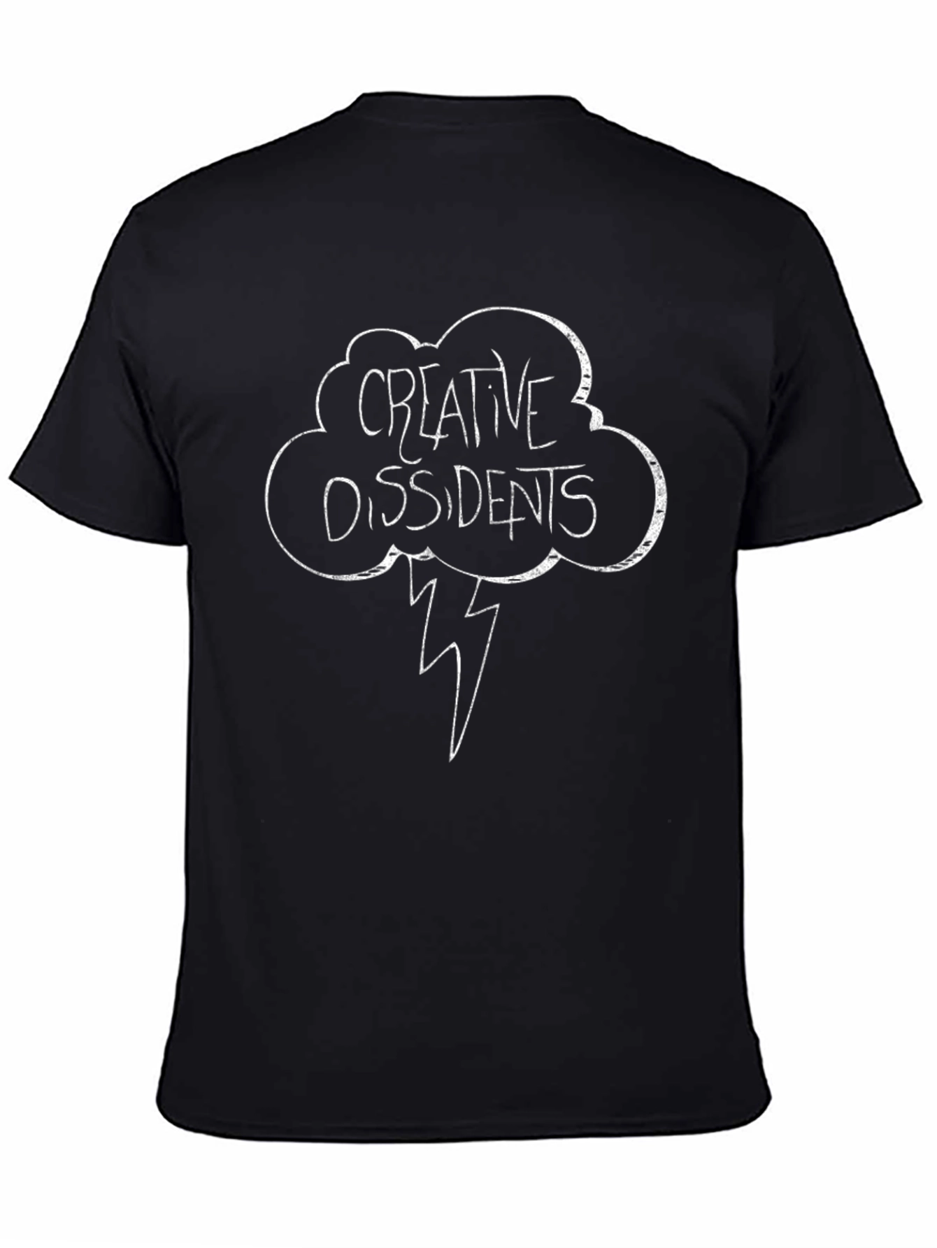 Creative Dissidents Graphic Tee - Black Cotton T-Shirt