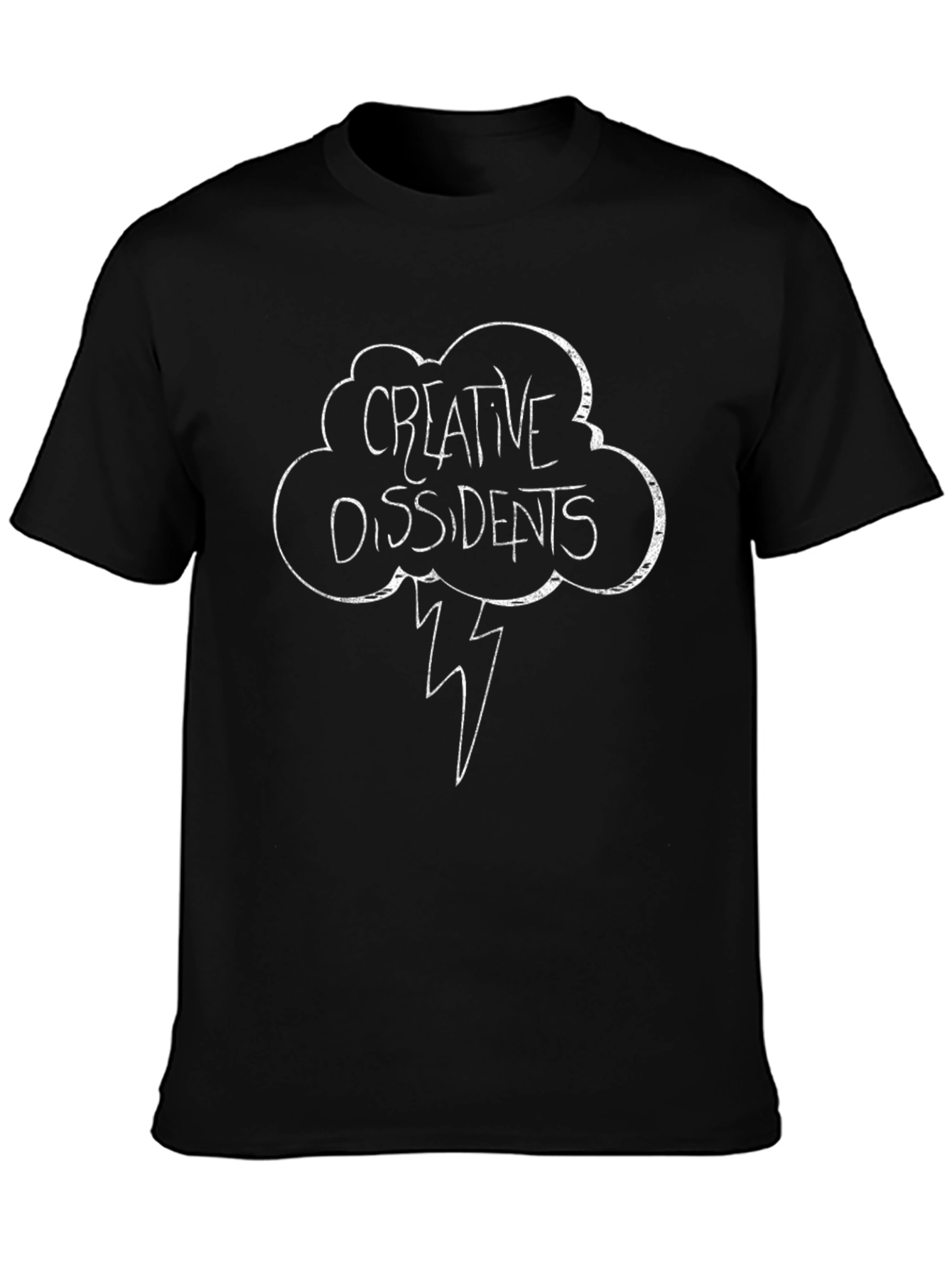 Creative Dissidents Graphic Tee - Black Cotton T-Shirt