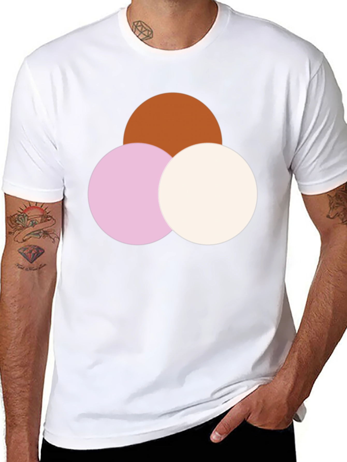 Geometric Circle T-Shirt - Modern Graphic Tee