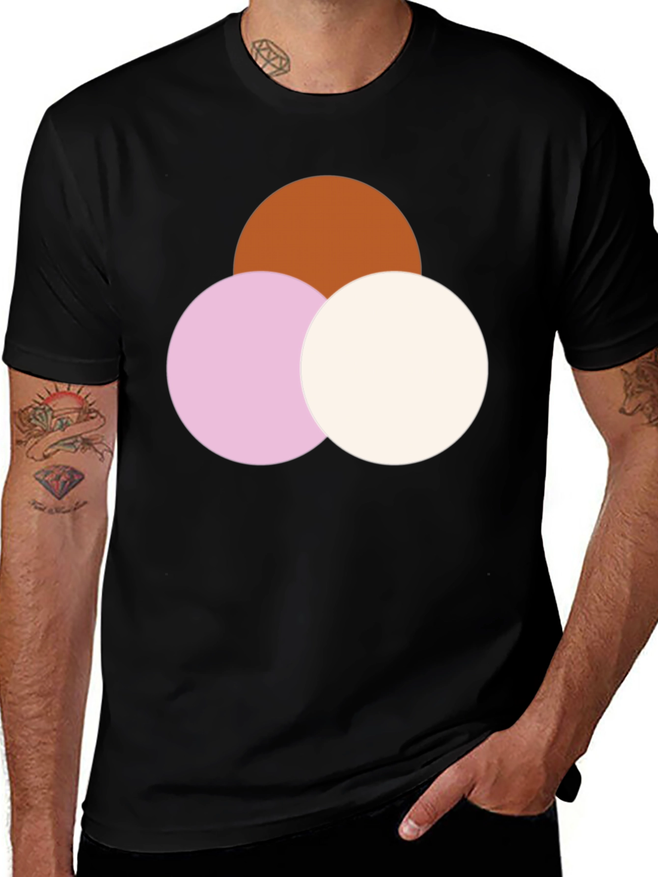 Geometric Circle T-Shirt - Modern Graphic Tee