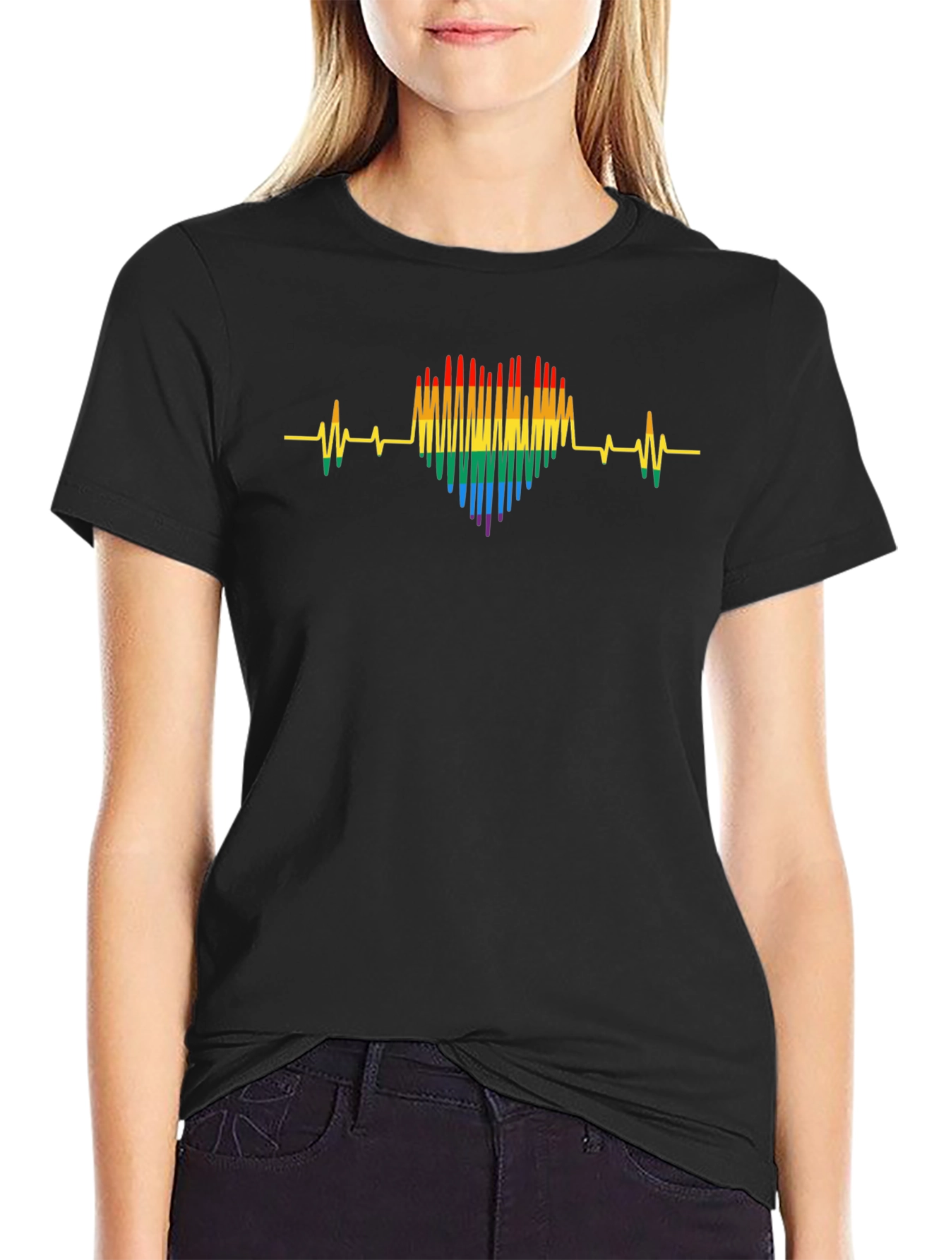 LGBT Heartbeat T-Shirt - Pride Month Apparel