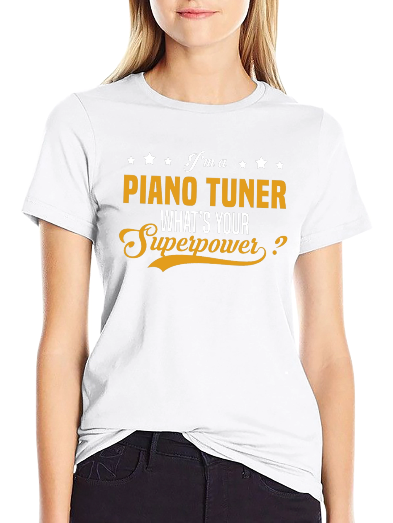 Piano Tuner Superpower T-Shirt Funny Musician Gift
