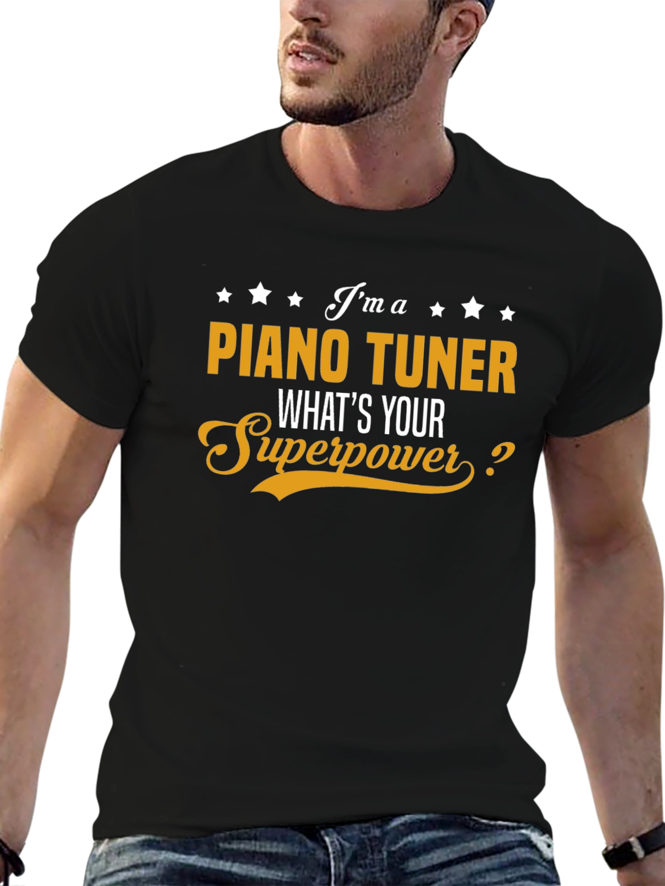 Piano Tuner Superpower T-Shirt Funny Musician Gift