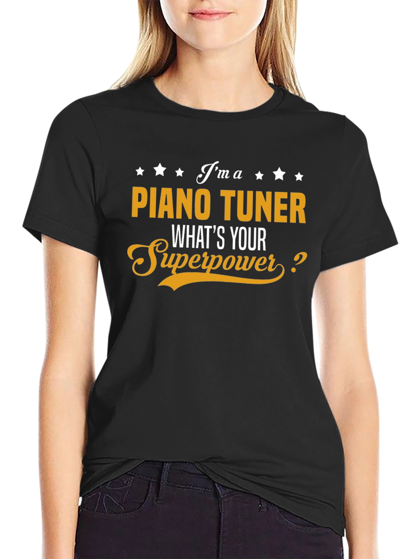 Piano Tuner Superpower T-Shirt Funny Musician Gift