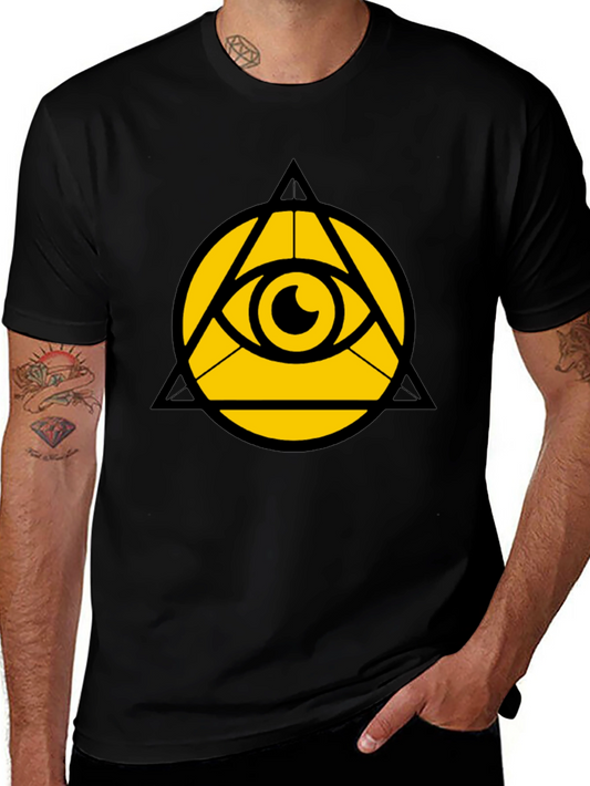 Eye of Providence Graphic Tee - Illuminati Symbol Shirt