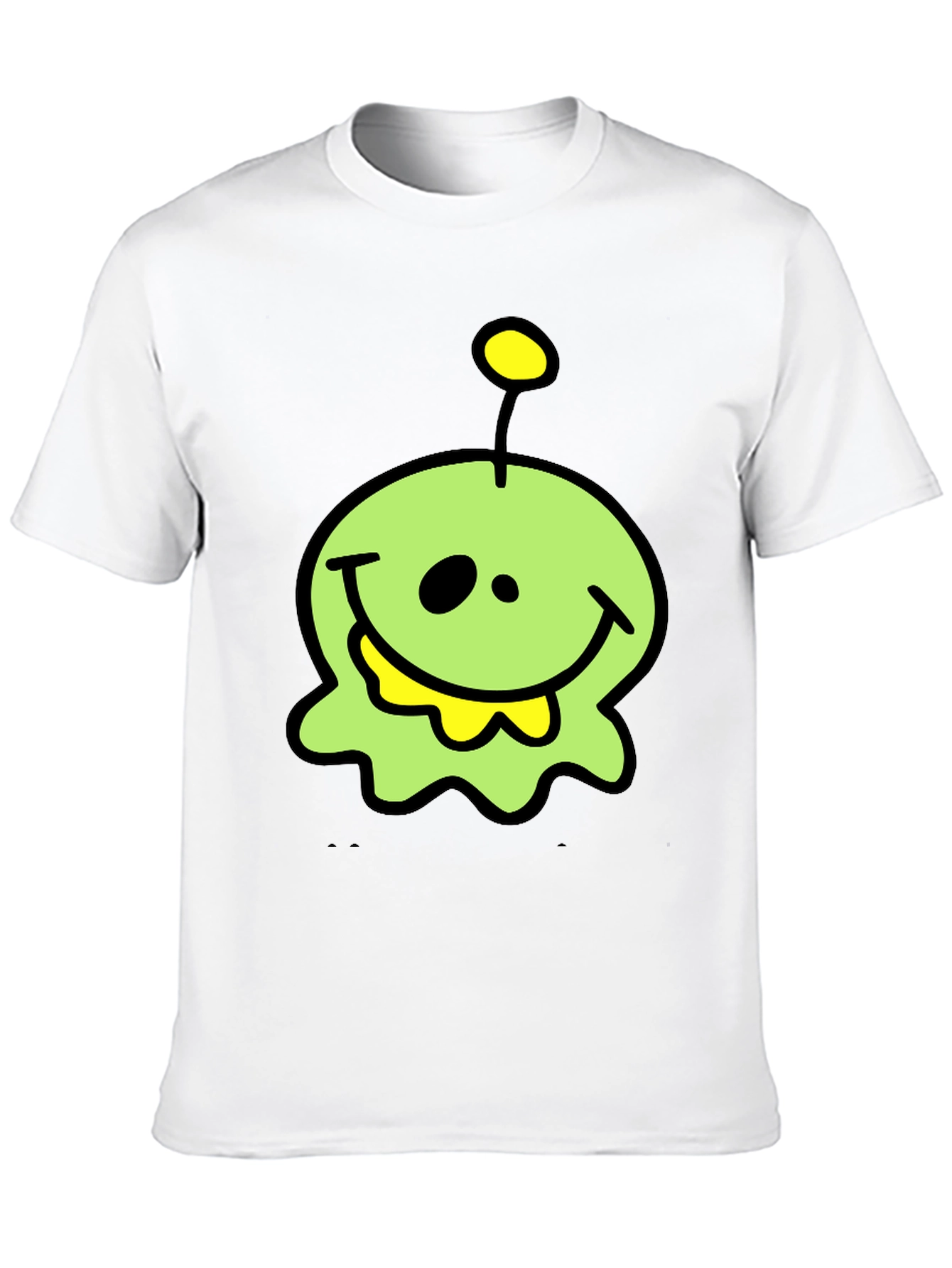 Funny Alien Graphic T-Shirt - Black Cotton Tee