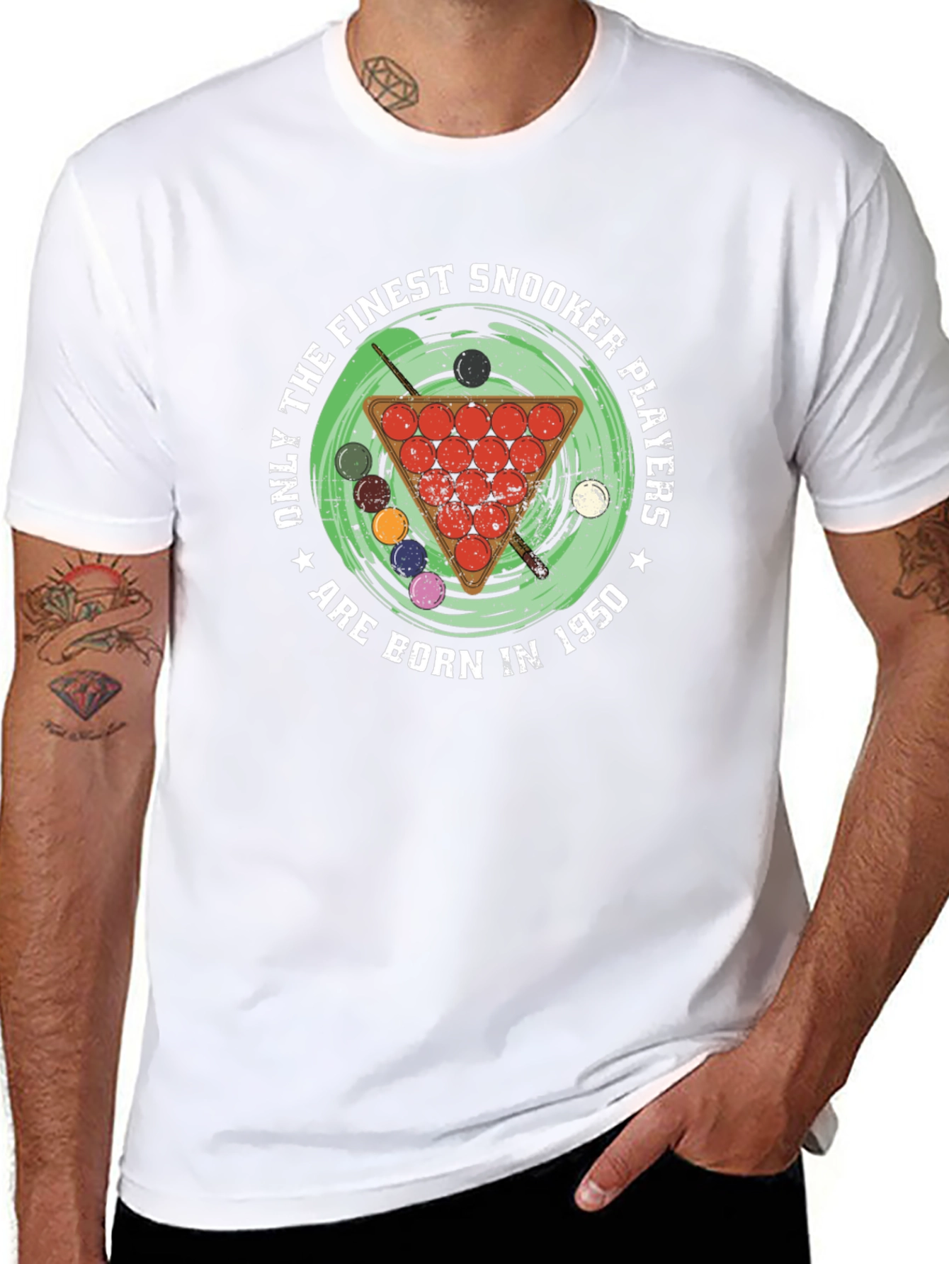 Finest Snooker Players T-Shirt - Born in 1950