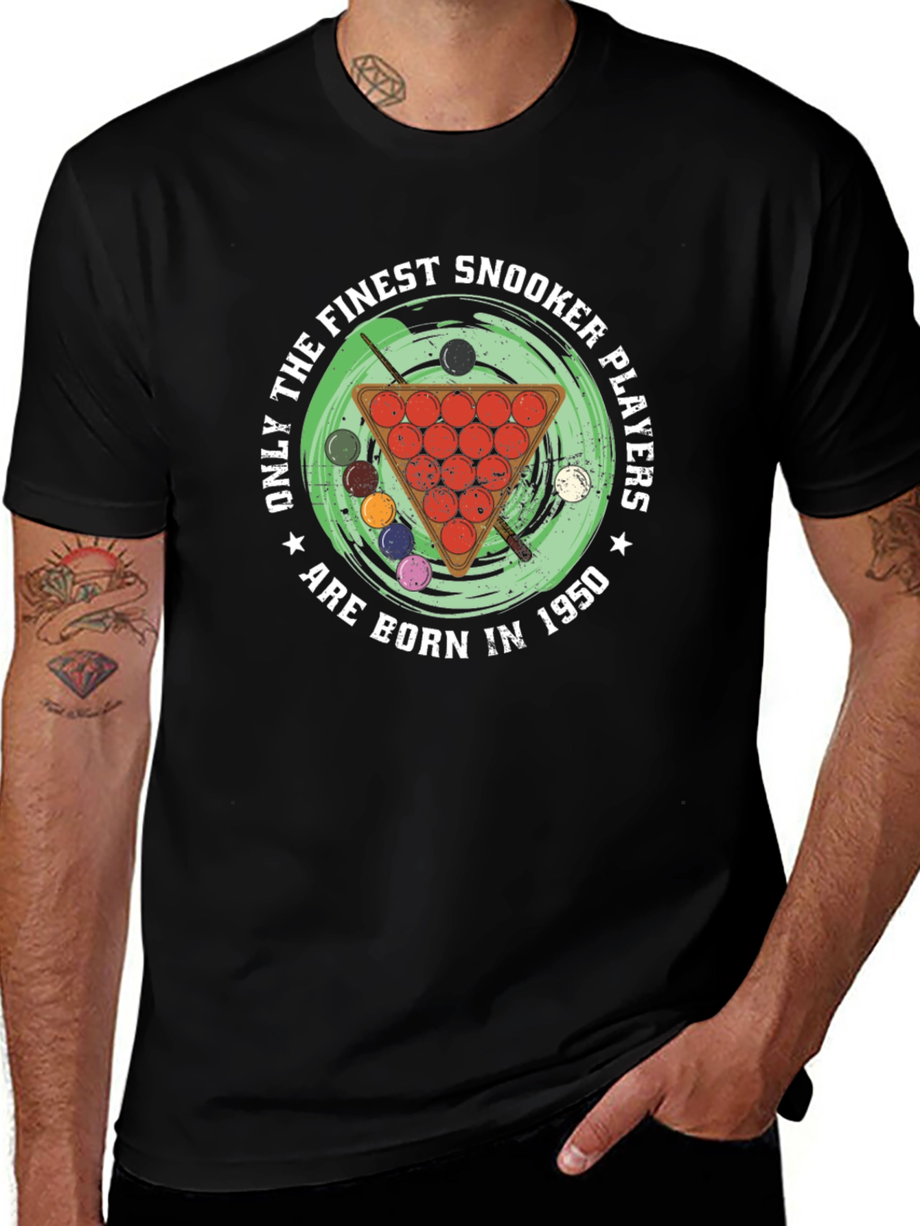 Finest Snooker Players T-Shirt - Born in 1950