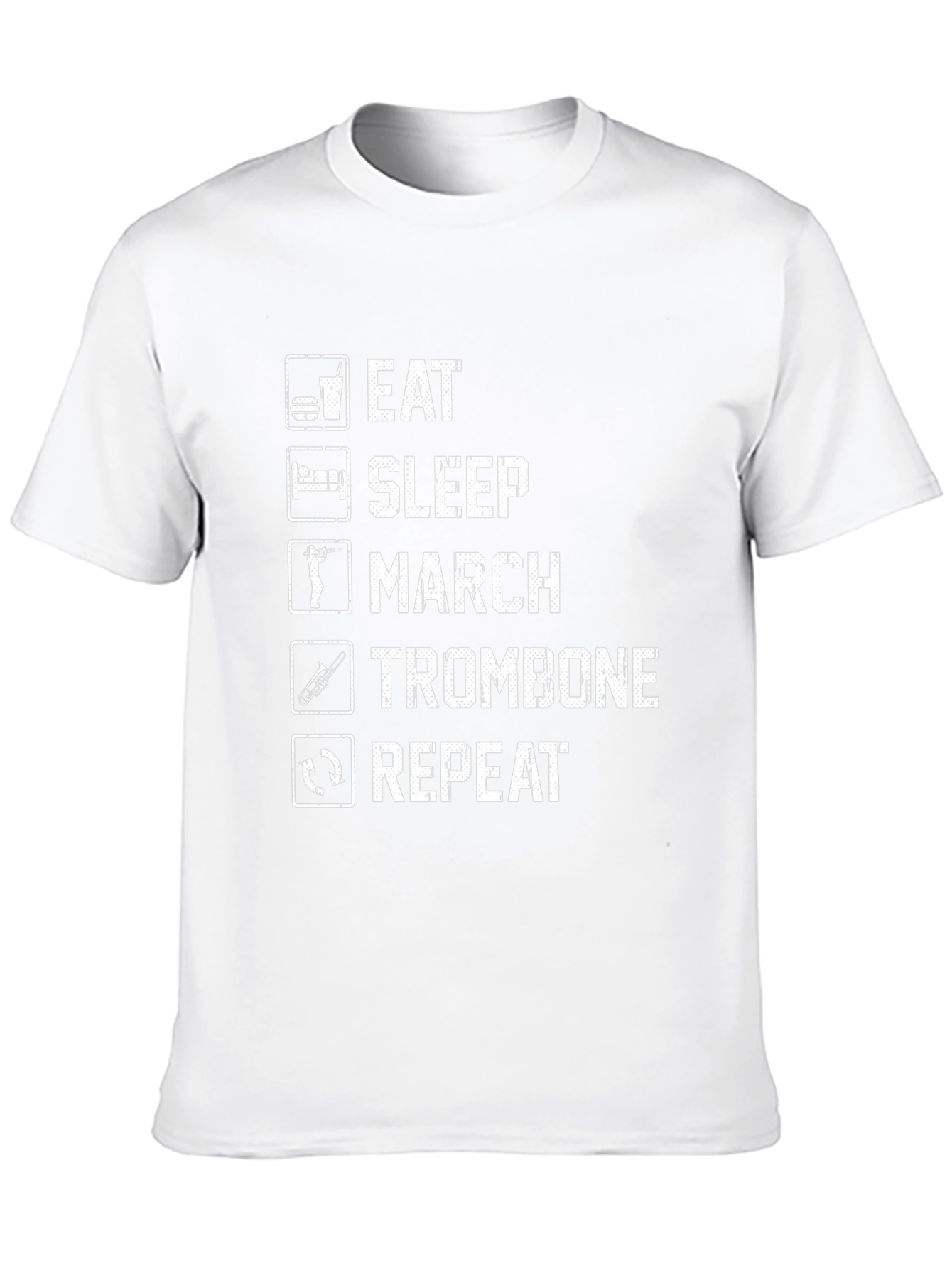 Eat Sleep March Trombone Repeat T-Shirt