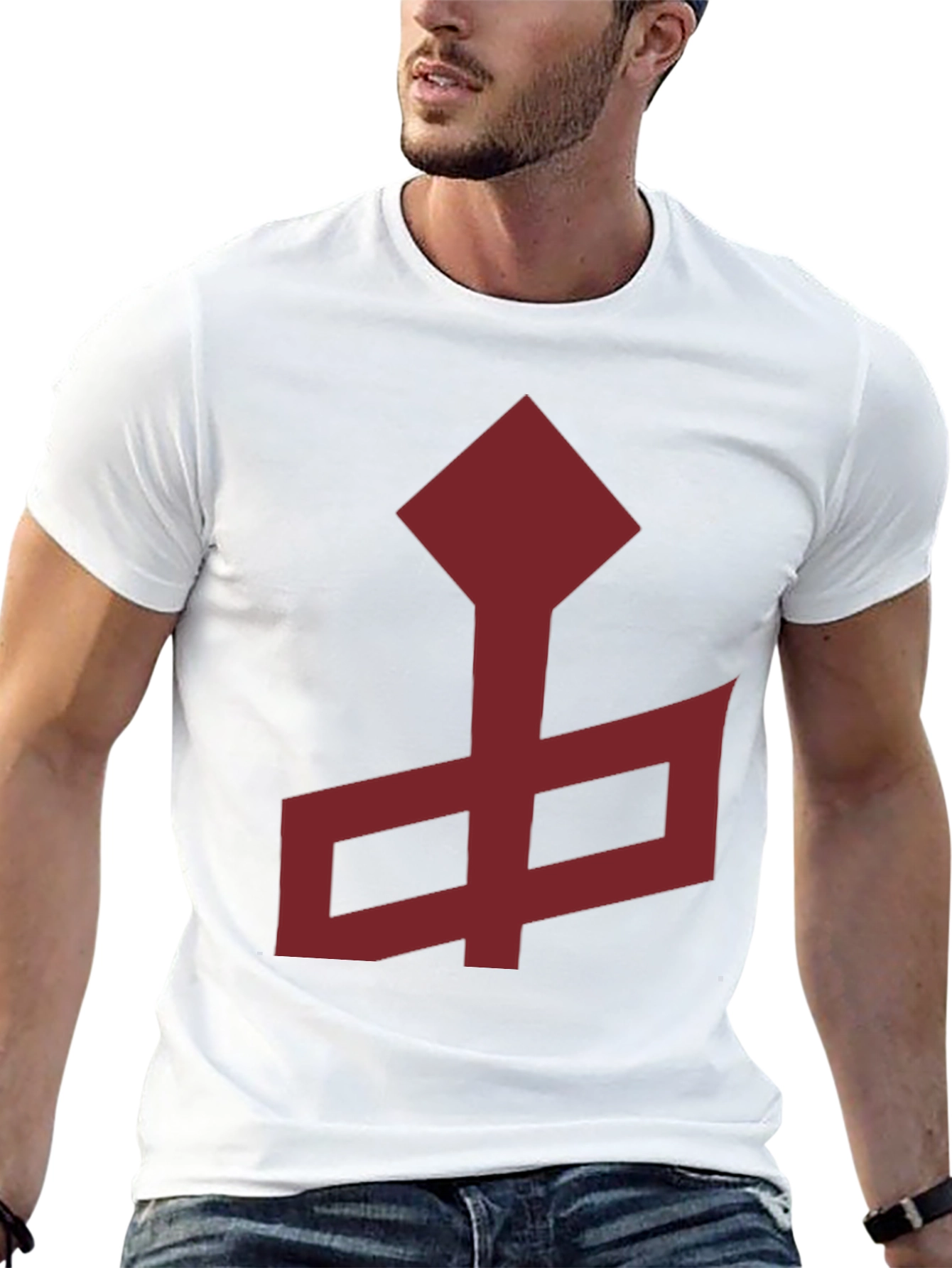 Geometric Graphic Tee - Stylish Casual Wear
