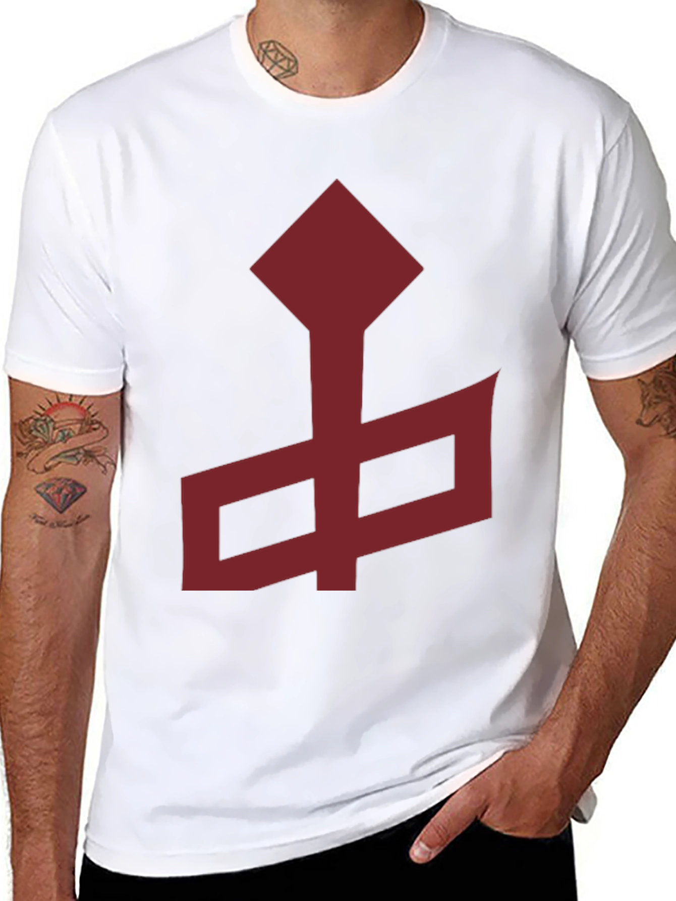 Geometric Graphic Tee - Stylish Casual Wear