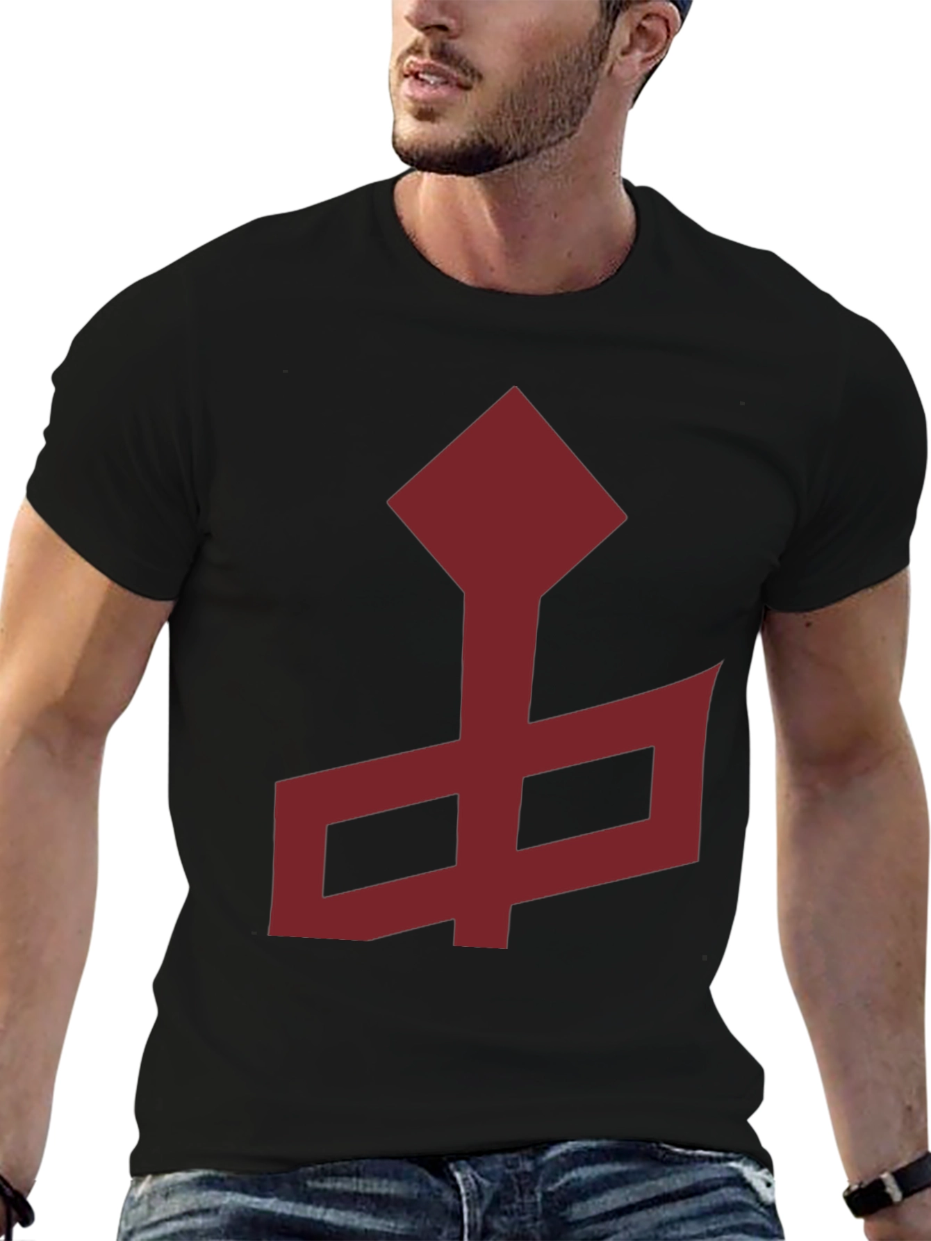 Geometric Graphic Tee - Stylish Casual Wear