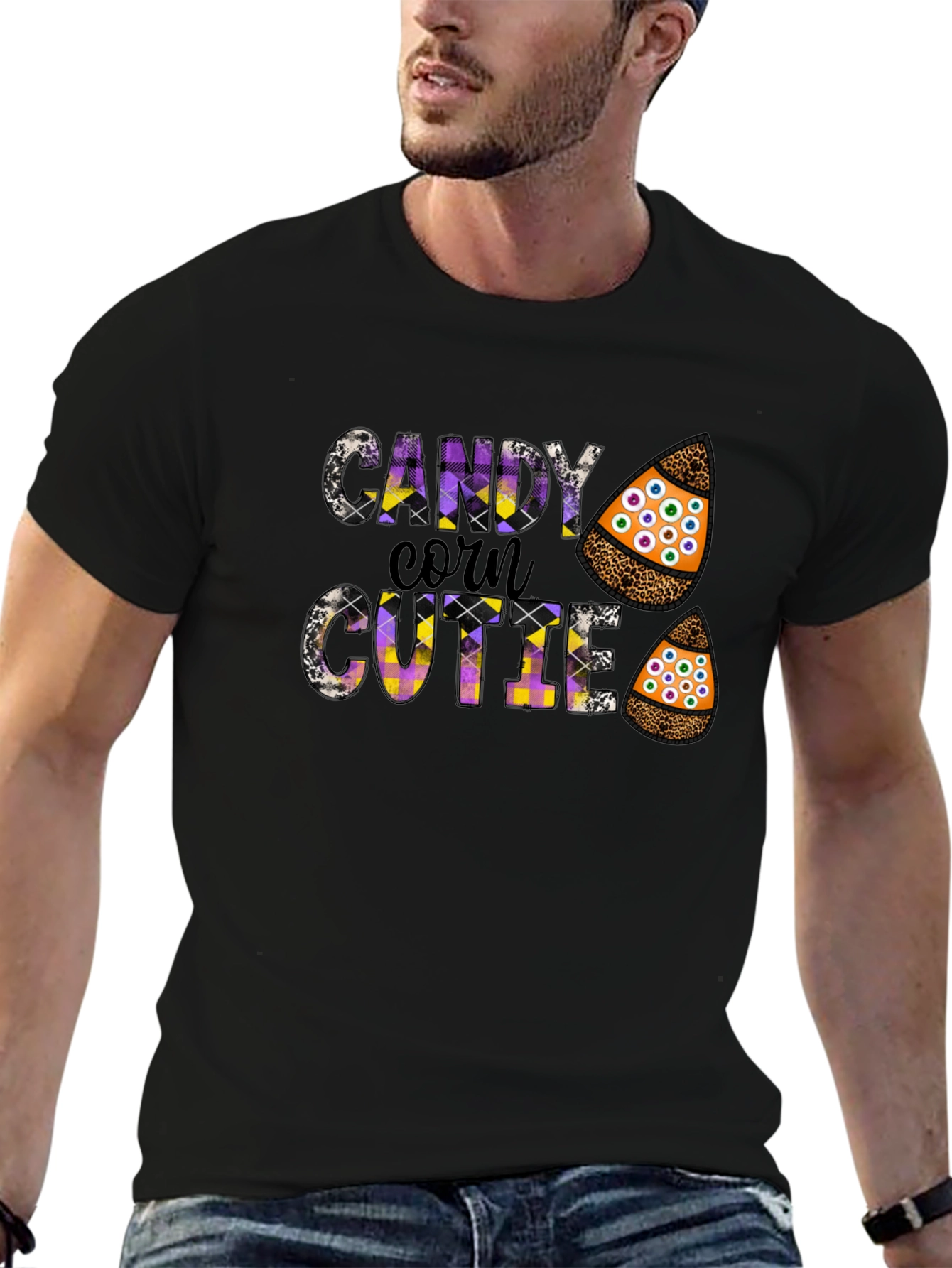 Candy Corn Cutie Graphic T-Shirt