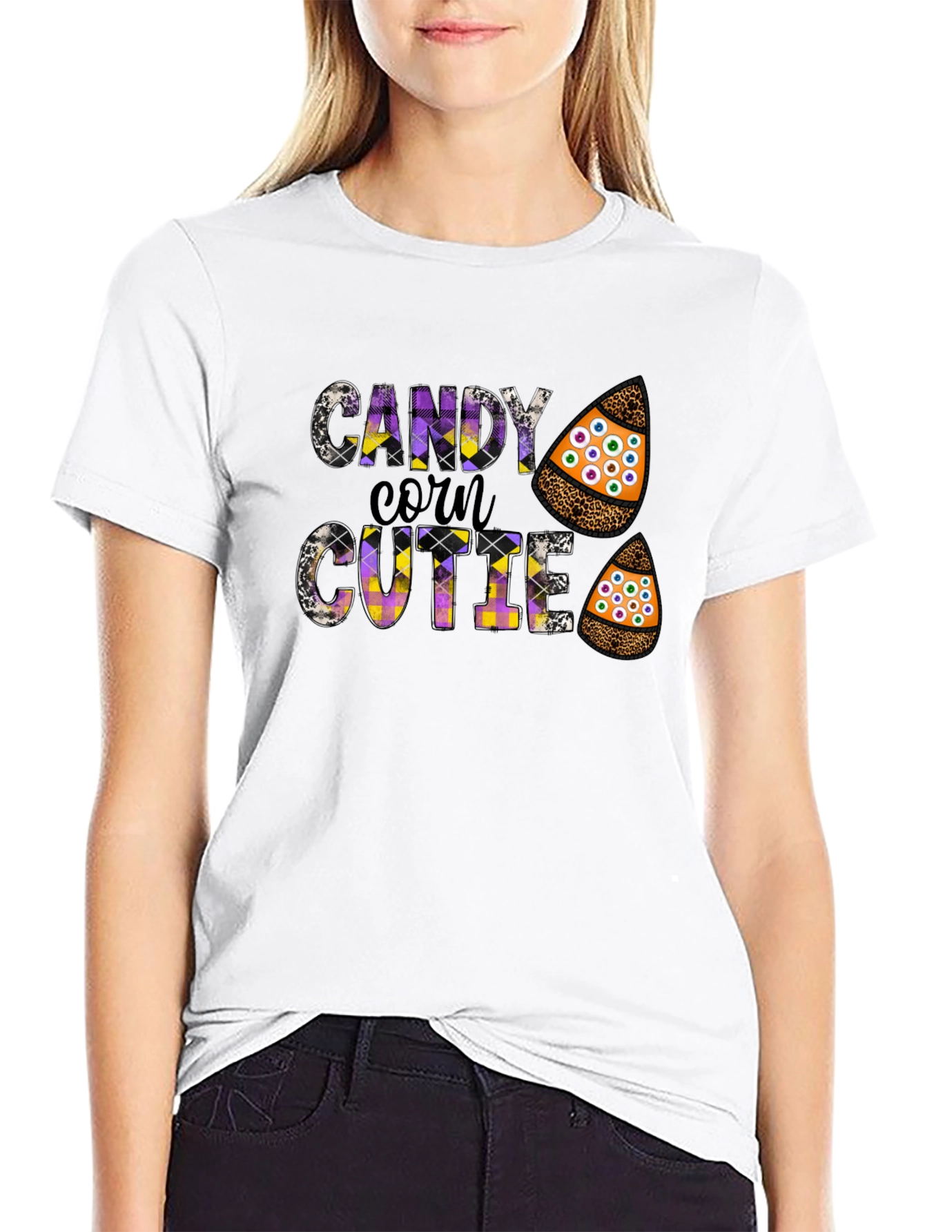 Candy Corn Cutie Graphic T-Shirt