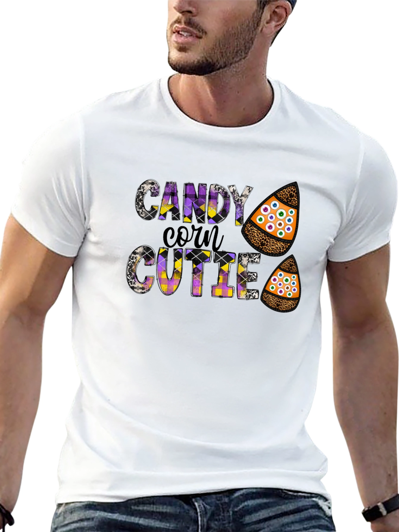 Candy Corn Cutie Graphic T-Shirt