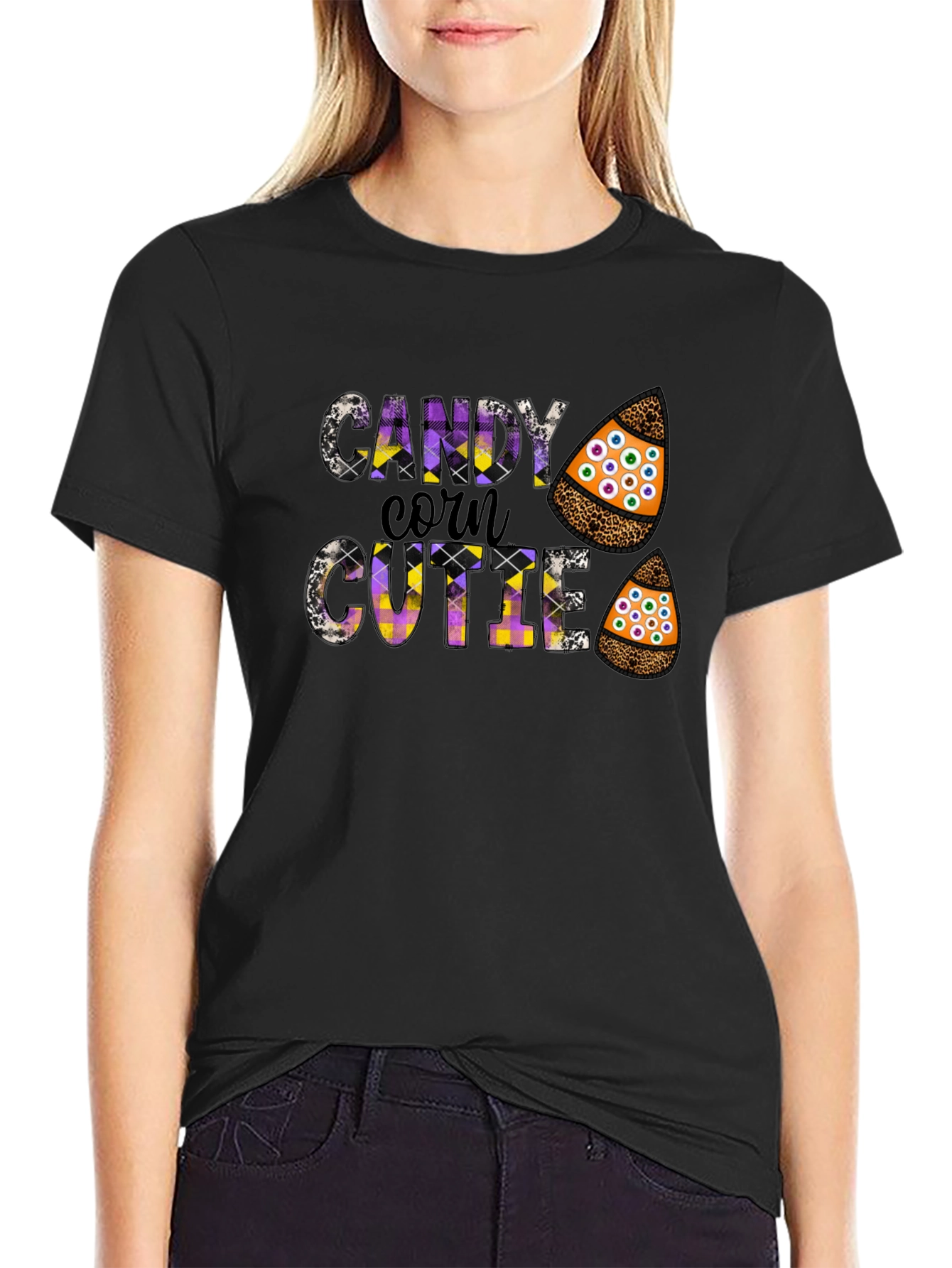 Candy Corn Cutie Graphic T-Shirt