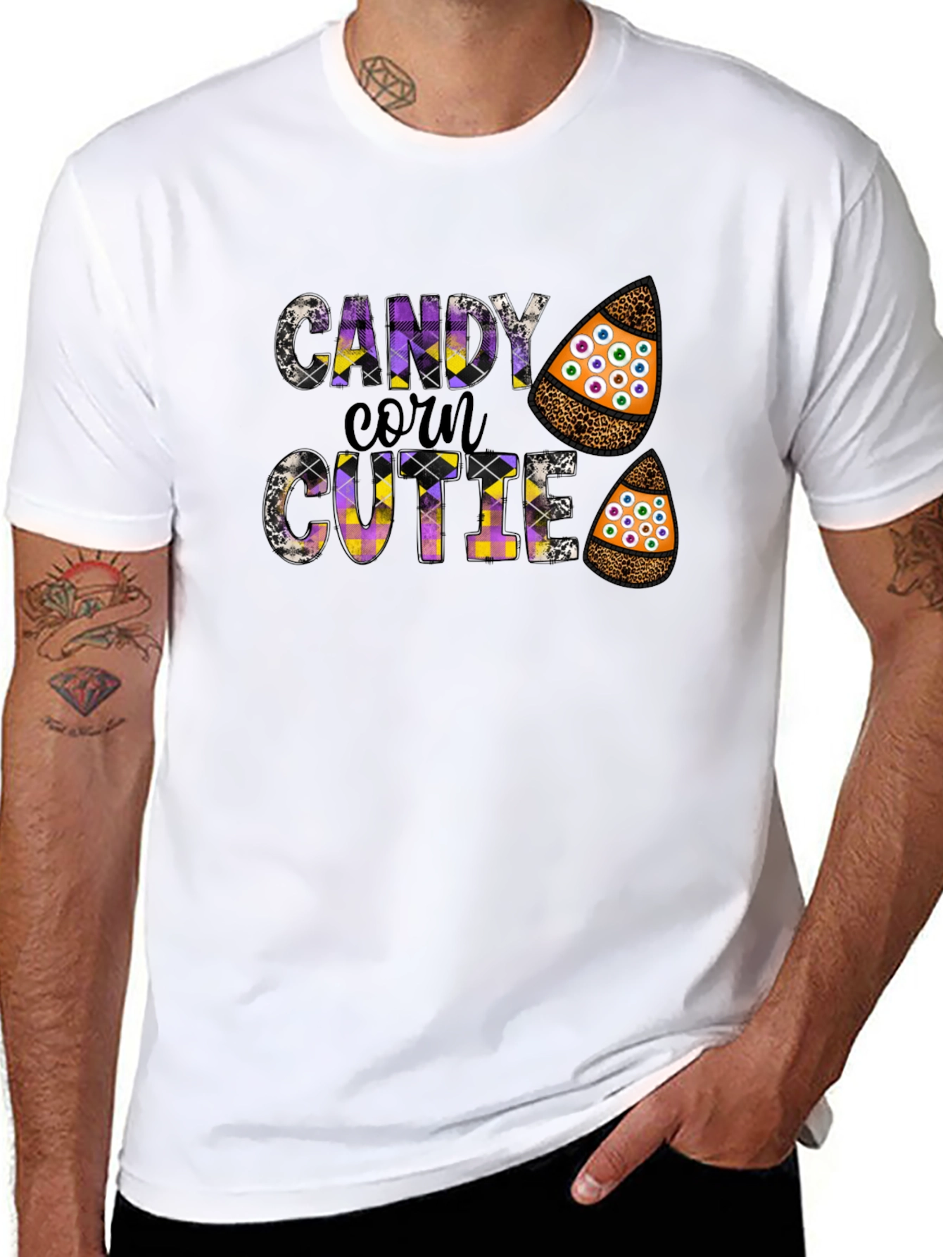 Candy Corn Cutie Graphic T-Shirt