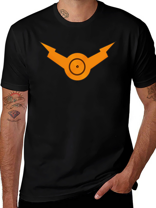 Geometric Symbol Black T-Shirt