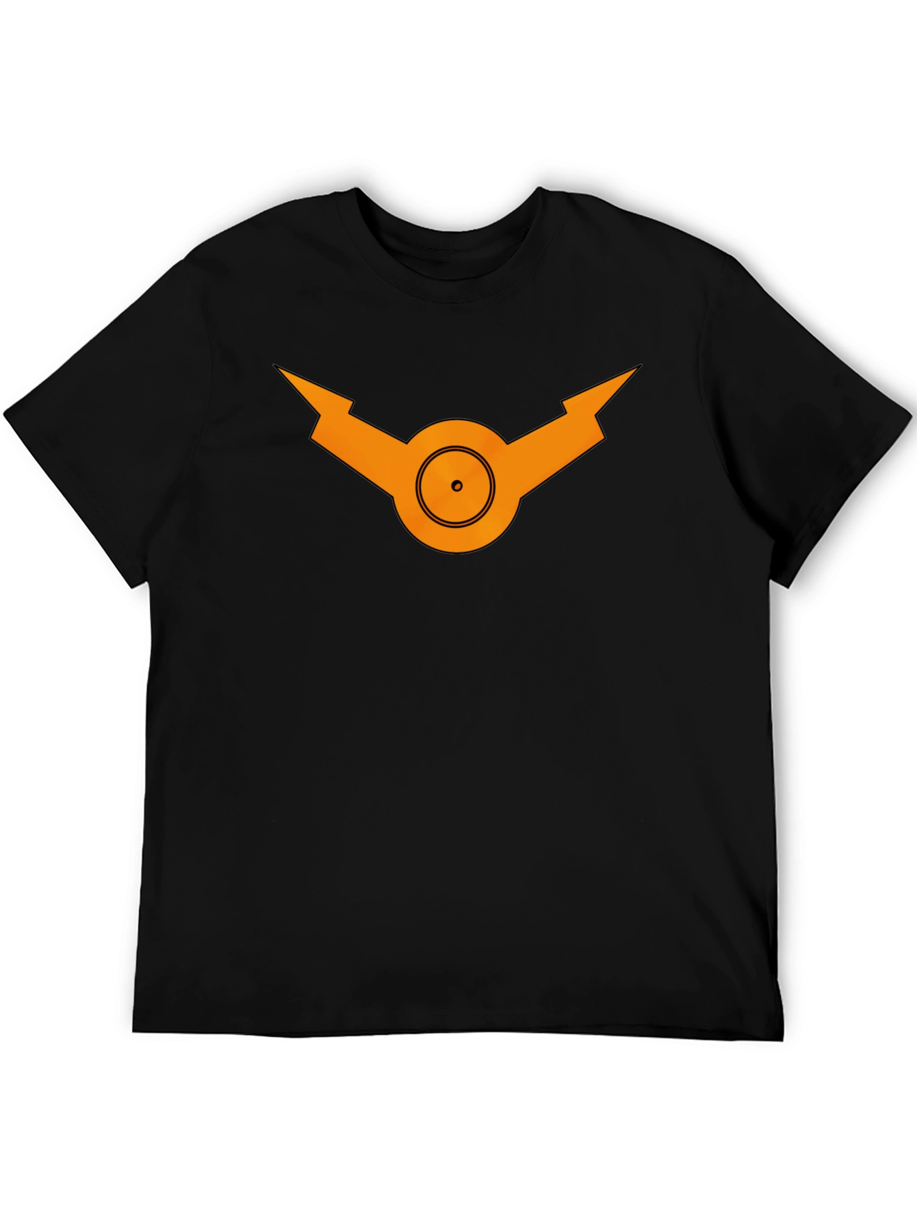 Geometric Symbol Black T-Shirt