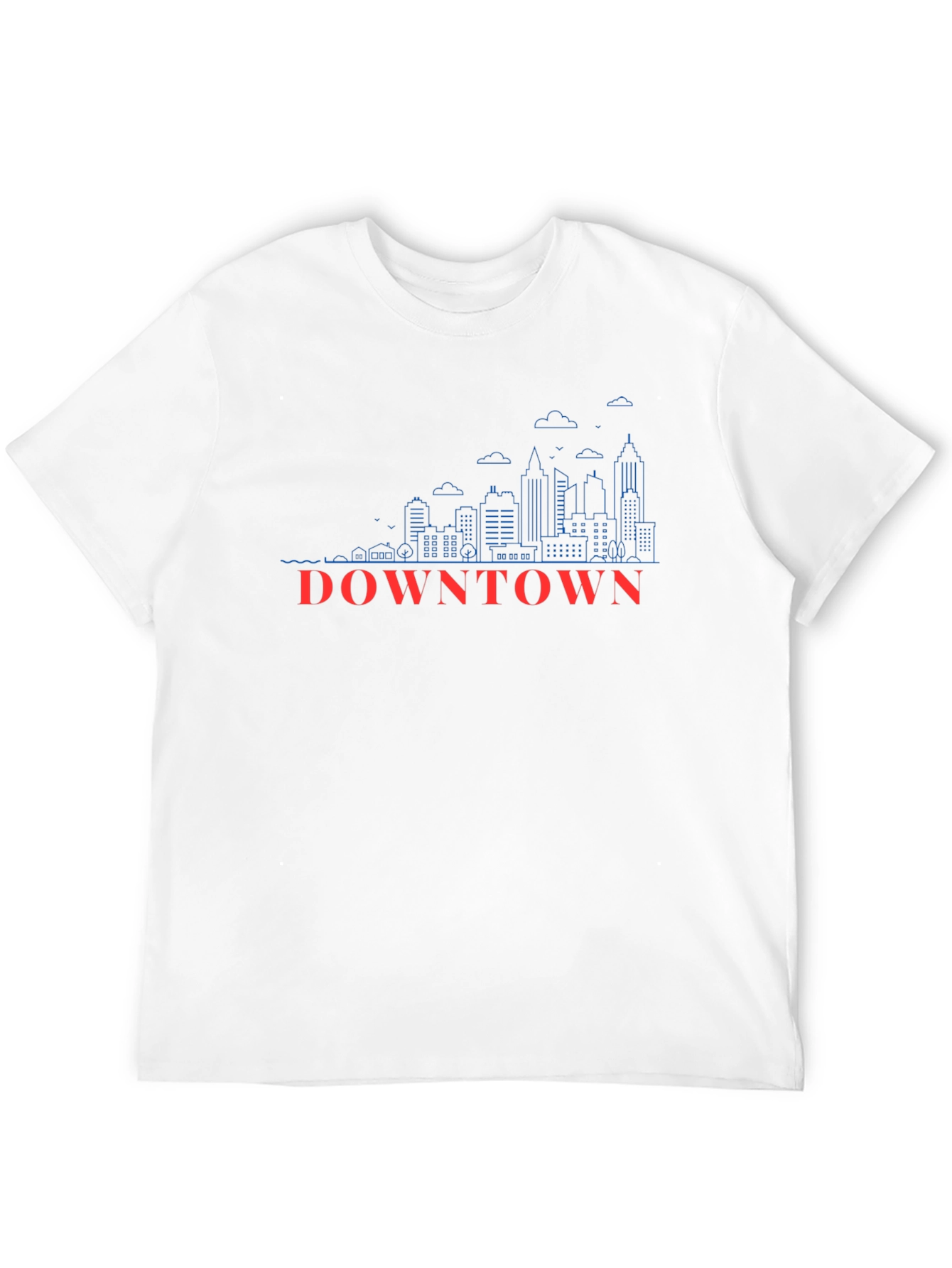 Downtown Skyline Graphic Tee - Cityscape T-Shirt