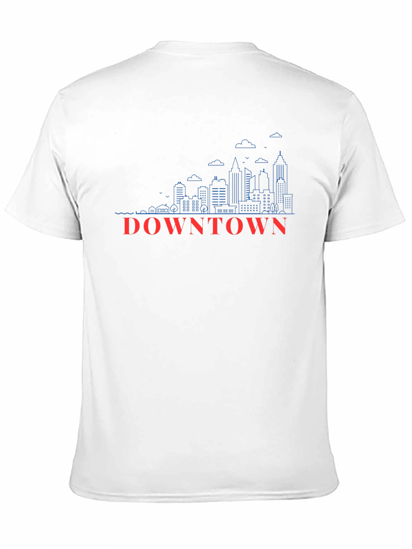 Downtown Skyline Graphic Tee - Cityscape T-Shirt