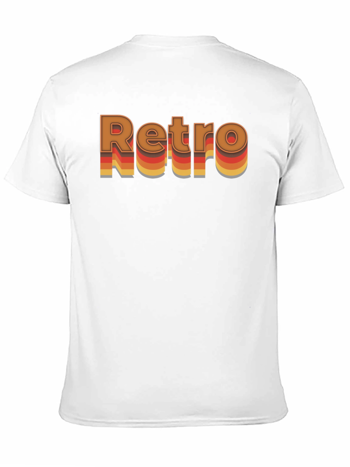 Retro Style Graphic T-Shirt - Black